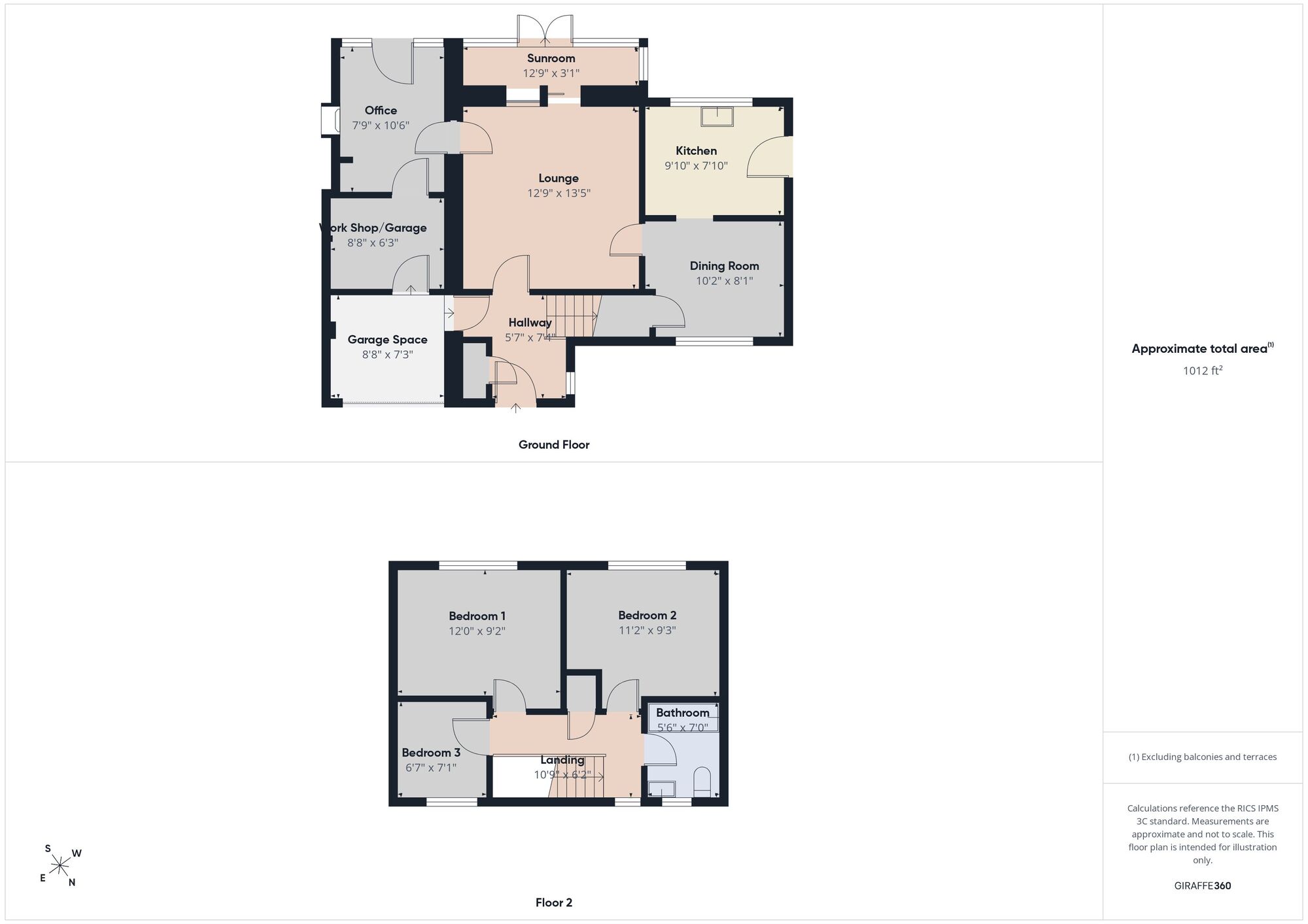 Floorplan of 3 bedroom Detached House for sale, North Drive, Hebburn, Tyne and Wear, NE31