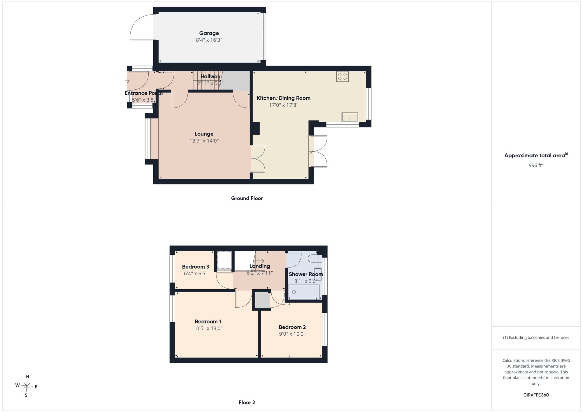Floorplan of 3 bedroom Semi Detached House for sale, Leicester Way, Fellgate, Tyne and Wear, NE32