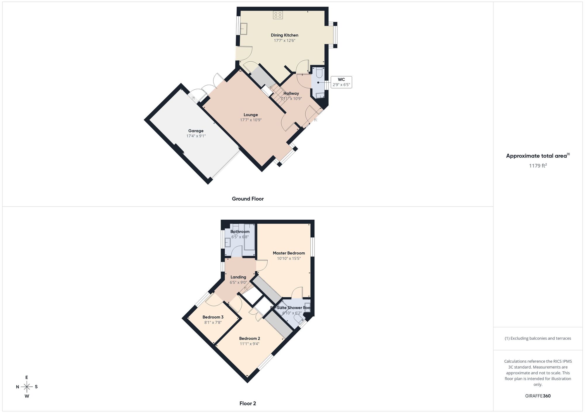 Floorplan of 3 bedroom Detached House for sale, Olwen Drive, Hebburn, Tyne and Wear, NE31