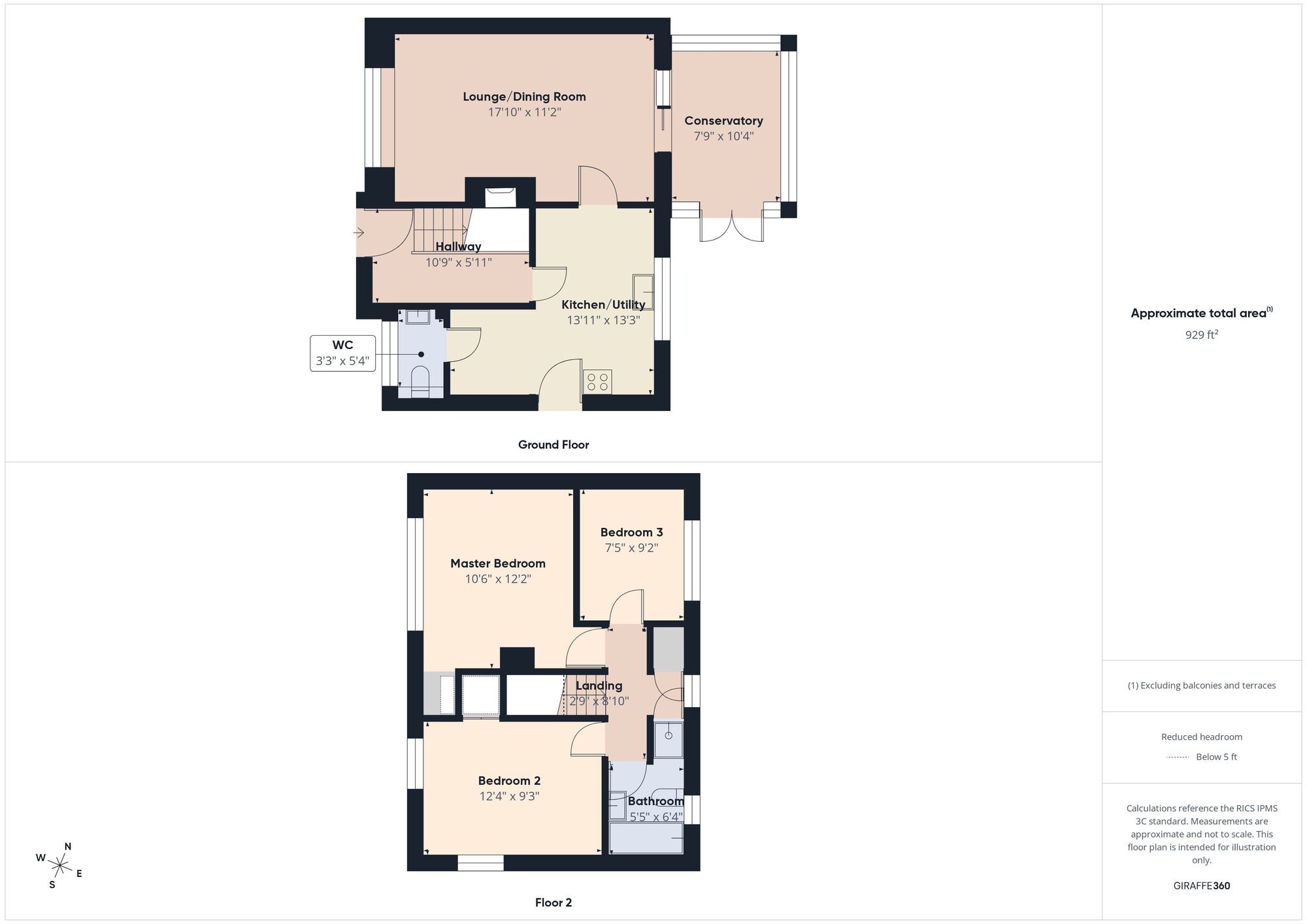 Floorplan of 3 bedroom Semi Detached House for sale, Duke Street, Pelaw, Tyne and Wear, NE10