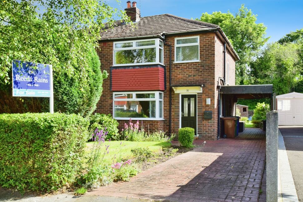 Main image of 3 bedroom Semi Detached House for sale, Chatsworth Road, Hazel Grove, Cheshire, SK7