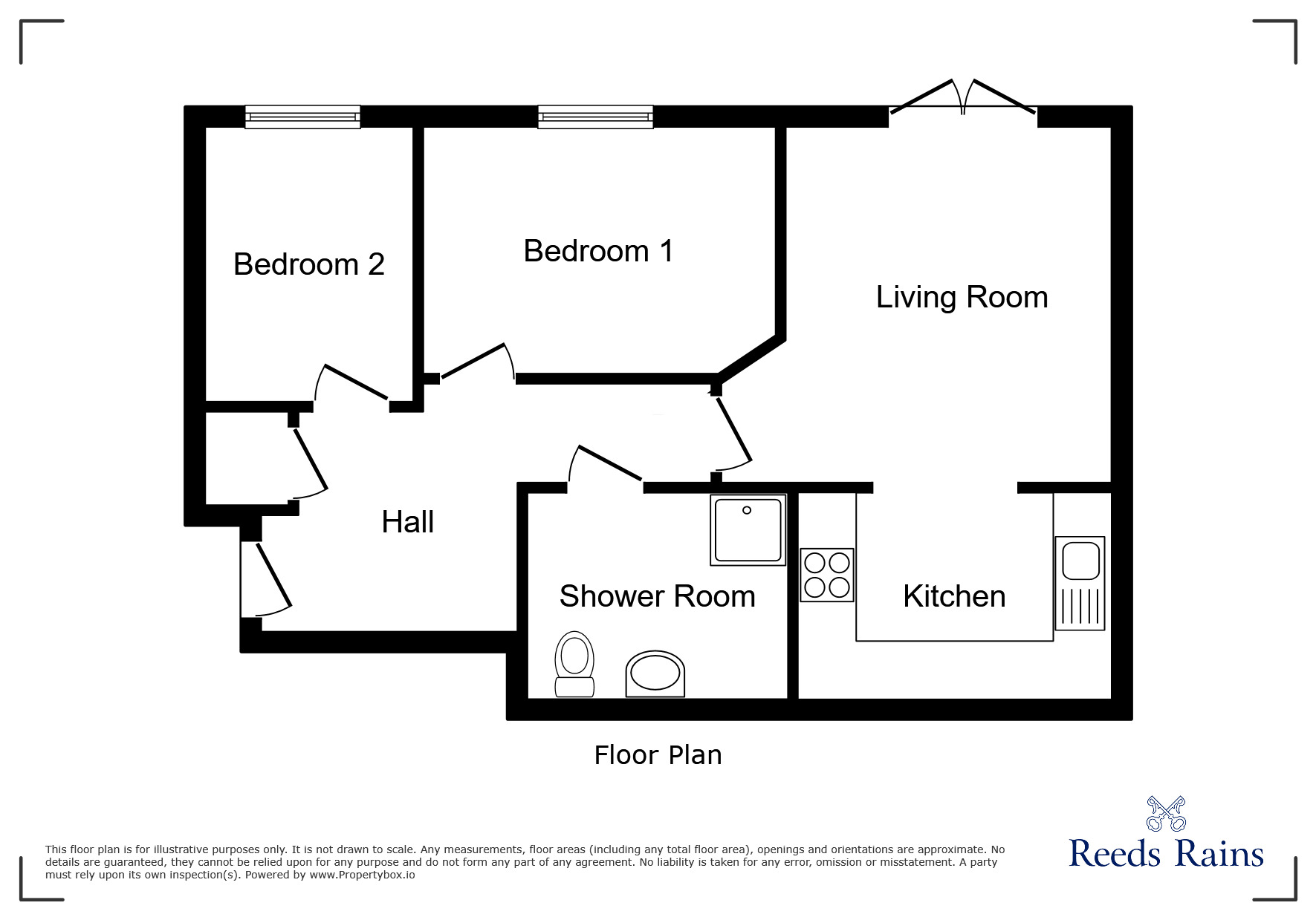 Floorplan of 2 bedroom Flat for sale, Acorn Mews, Dialstone Lane, Stockport, SK2