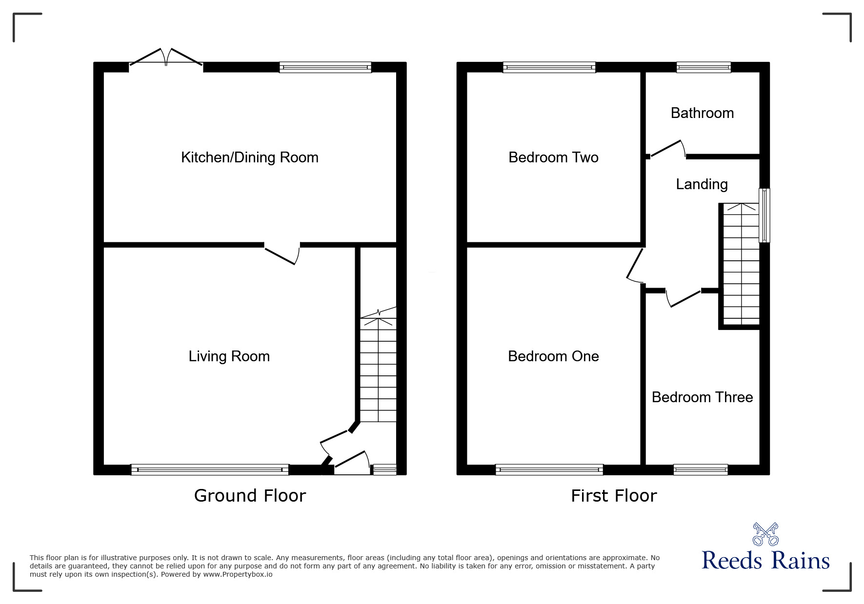 Floorplan of 3 bedroom Semi Detached House to rent, Marley Road, Poynton, Cheshire, SK12