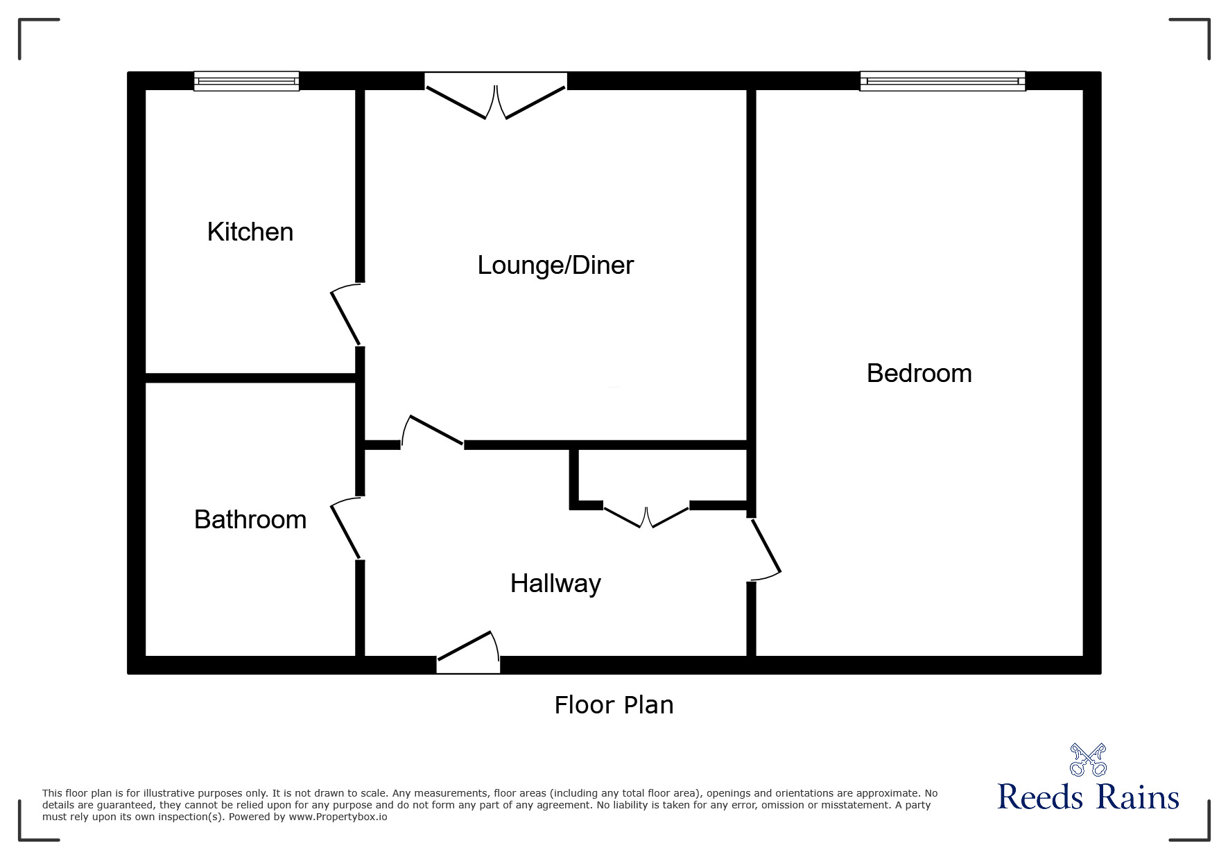 Floorplan of 1 bedroom Flat for sale, Hampstead Drive, Stockport, SK2