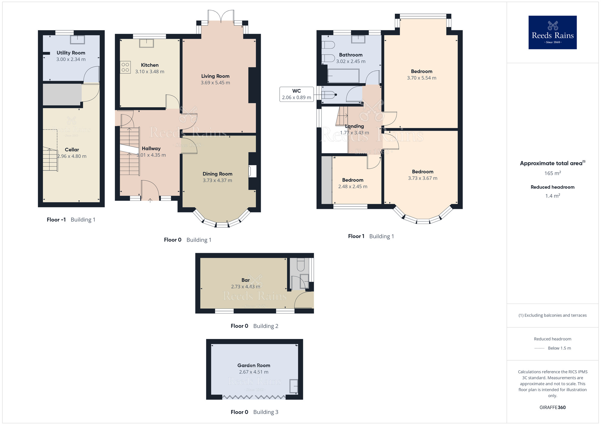 Floorplan of 3 bedroom Semi Detached House for sale, Macclesfield Road, Hazel Grove, Cheshire, SK7