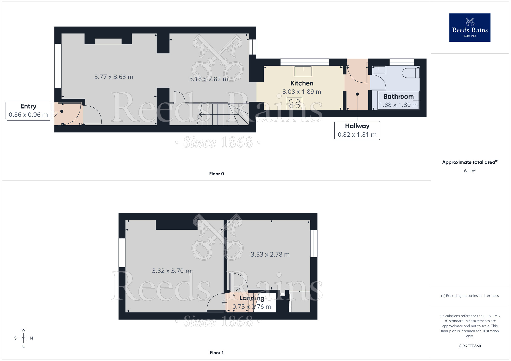 Floorplan of 2 bedroom Mid Terrace House to rent, Pitt Street, Edgeley, Cheshire, SK3