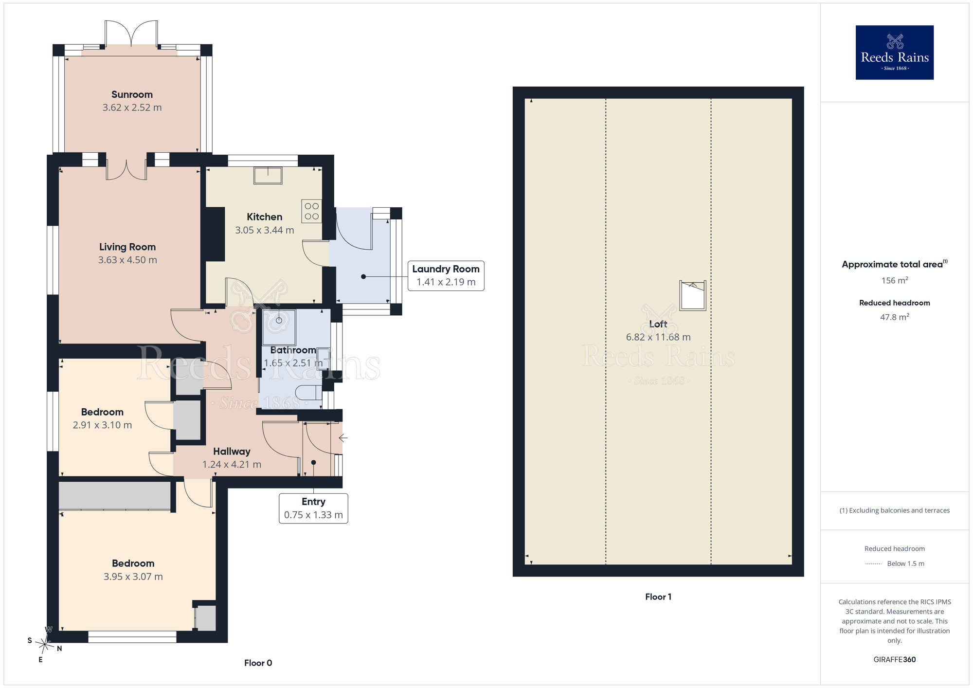 Floorplan of 2 bedroom Detached Bungalow for sale, Ashbourne Drive, High Lane, Cheshire, SK6