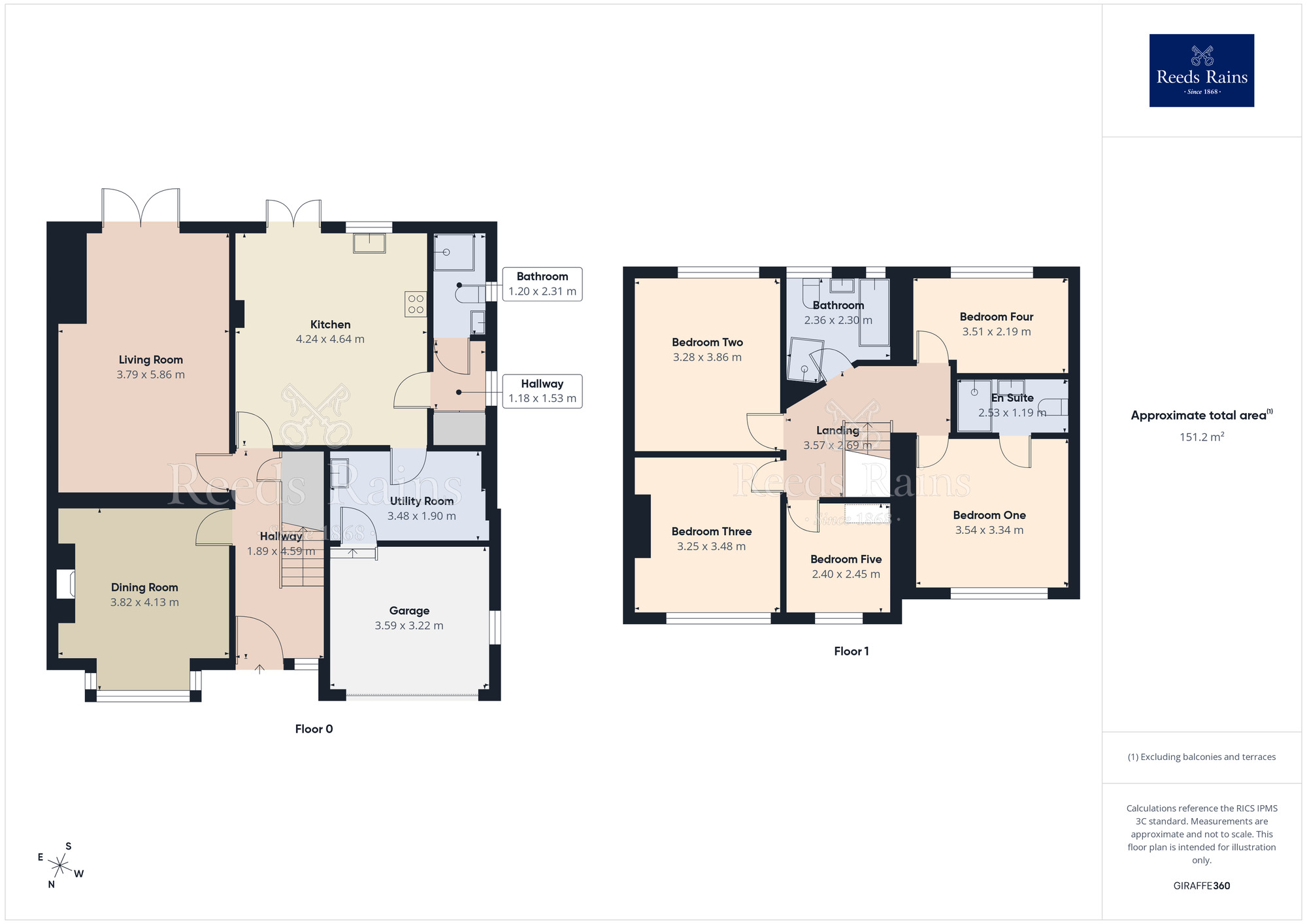 Floorplan of 5 bedroom Semi Detached House to rent, Compstall Road, Romiley, Cheshire, SK6