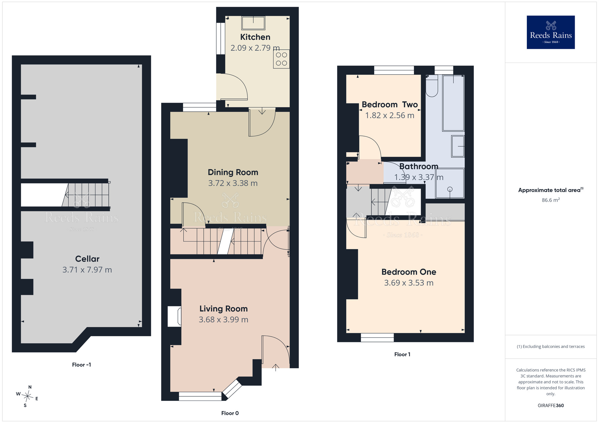 Floorplan of 2 bedroom Mid Terrace House for sale, Celtic Street, Offerton, Cheshire, SK1