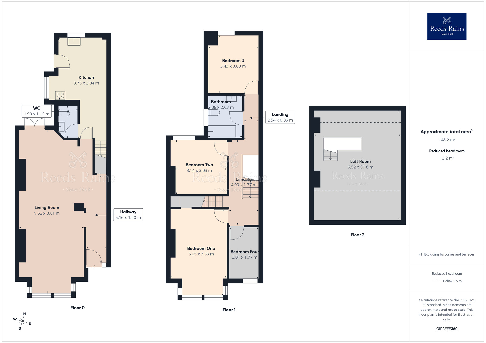 Floorplan of 4 bedroom Mid Terrace House for sale, Dean Avenue, Newton Heath, Greater Manchester, M40