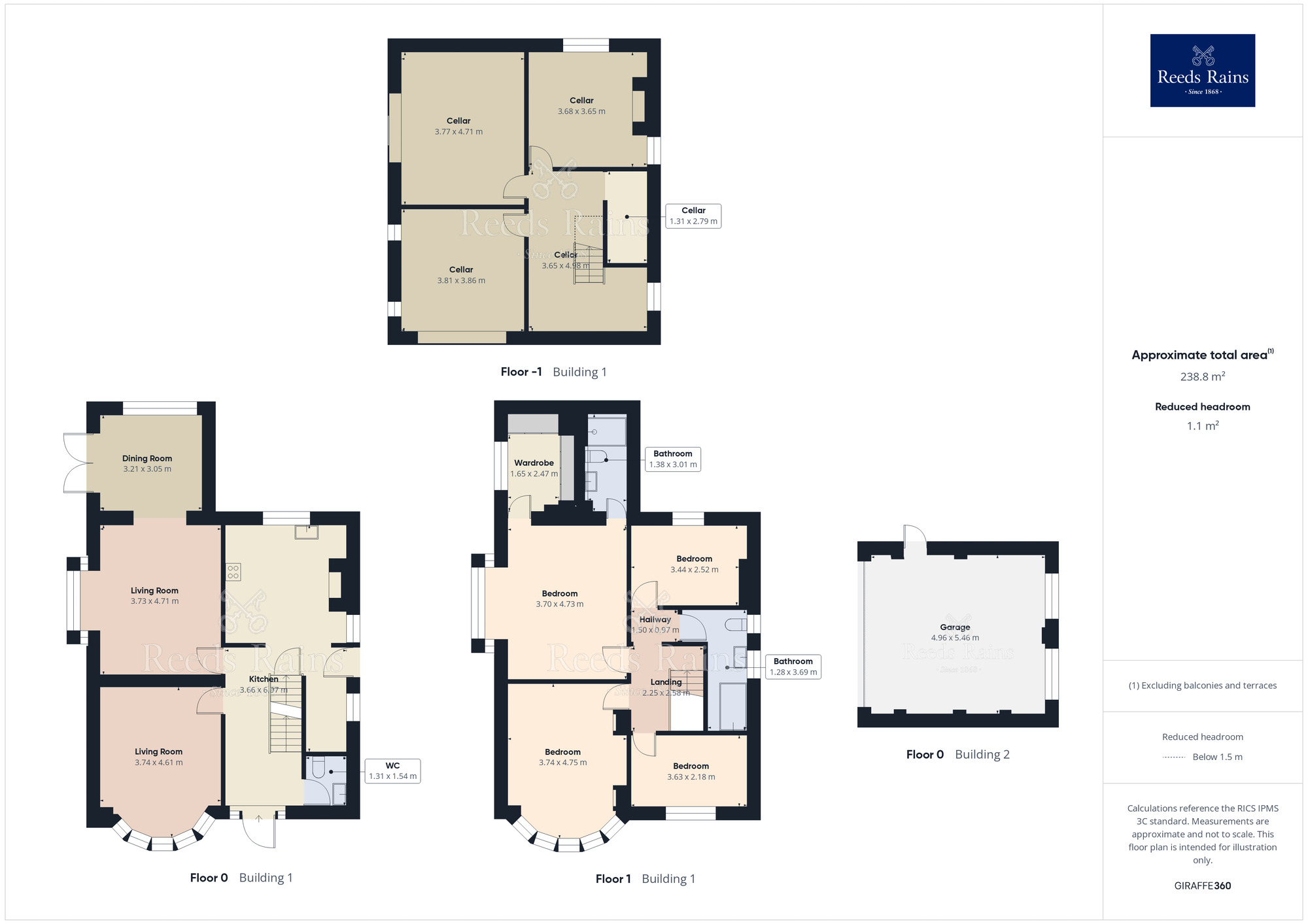 Floorplan of 4 bedroom Detached House for sale, Dialstone Lane, Offerton, Cheshire, SK2