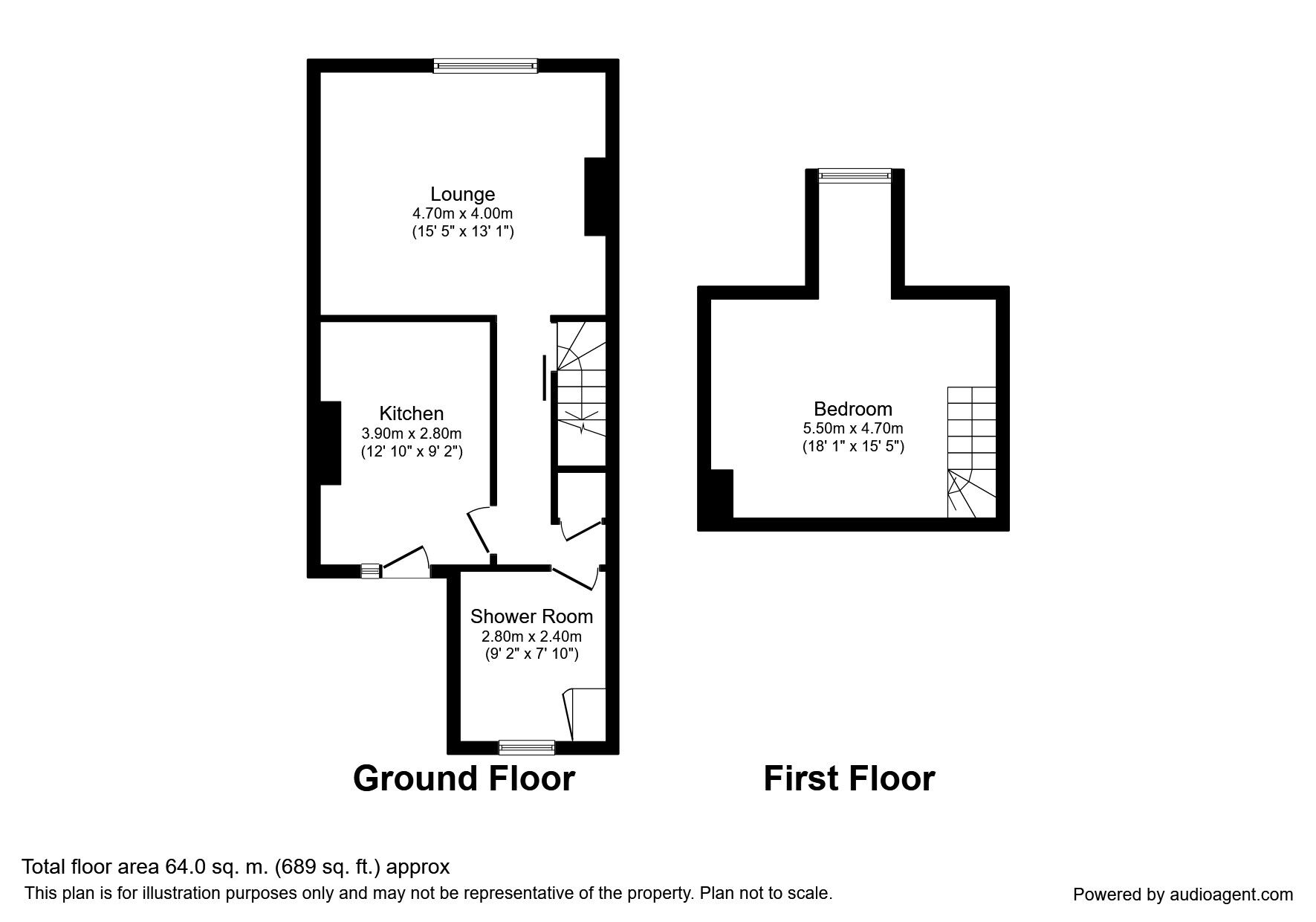 Floorplan of 1 bedroom Flat to rent, Middlewood Road, Sheffield, S6