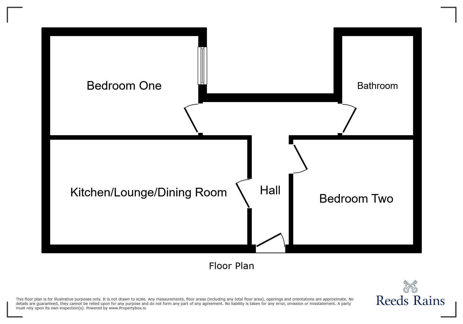 Floorplan of 2 bedroom Flat to rent, Freedom Road, Sheffield, S6