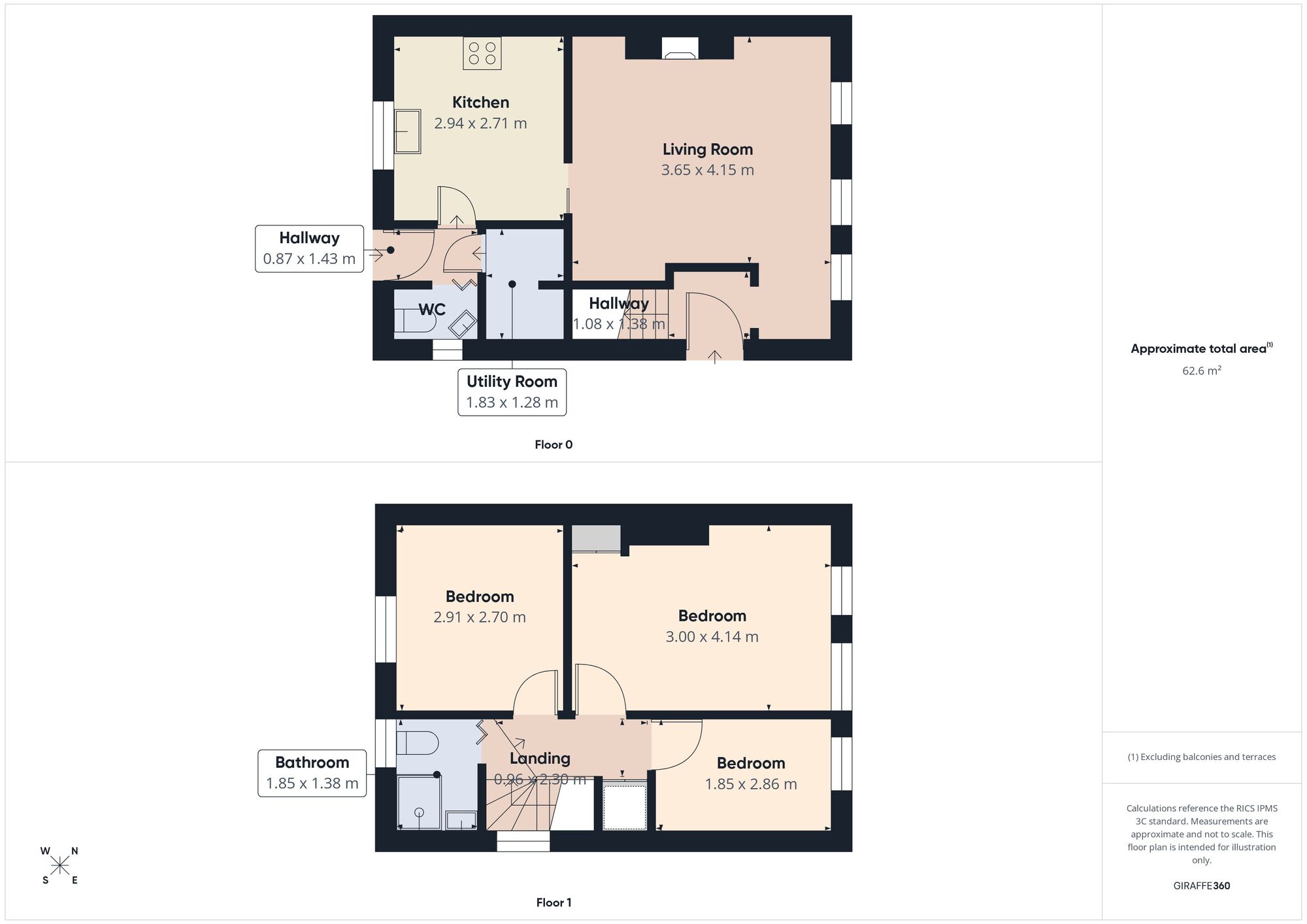 Floorplan of 3 bedroom Semi Detached House for sale, Gregg House Road, Sheffield, South Yorkshire, S5