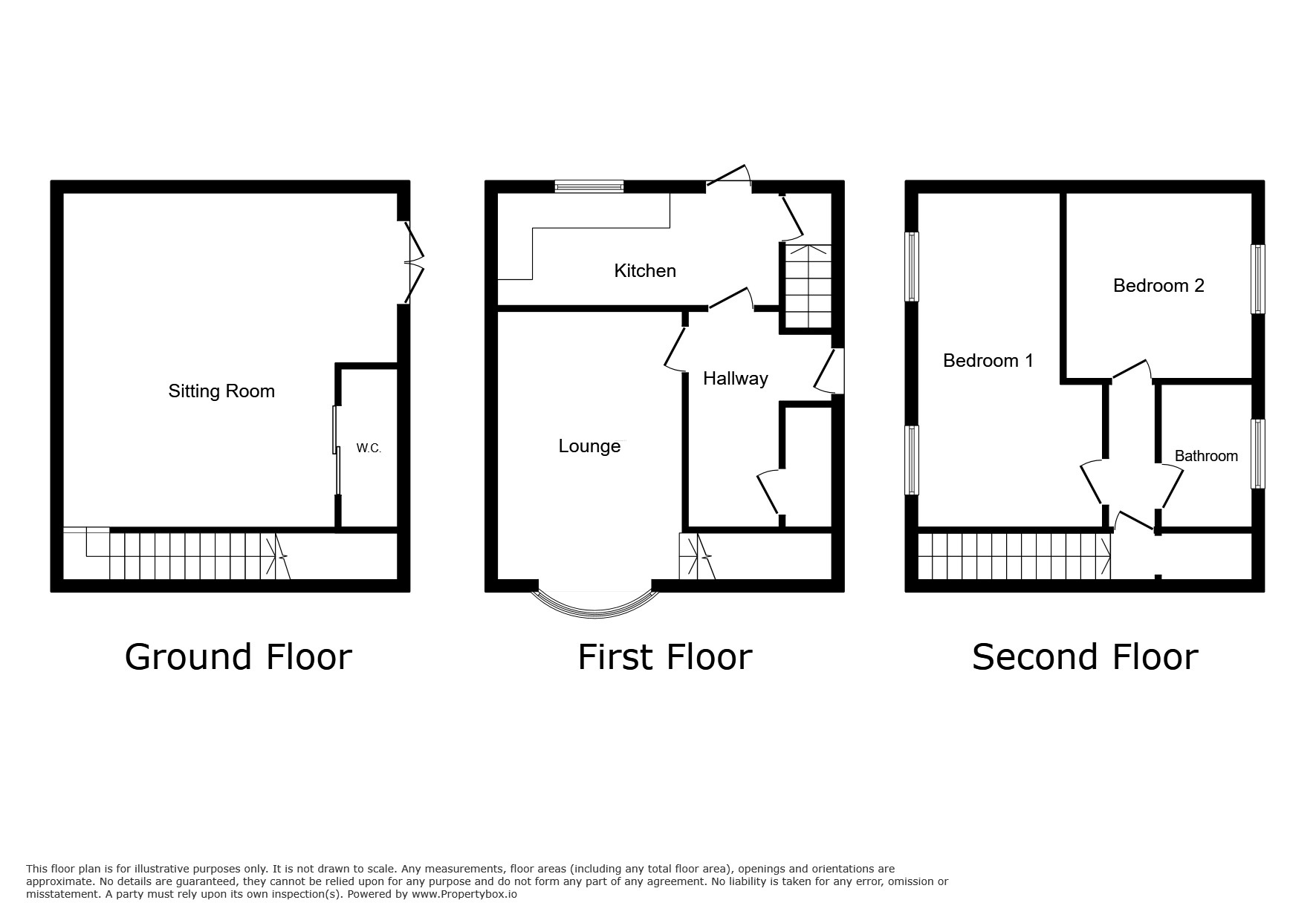 Floorplan of 2 bedroom Semi Detached House to rent, Colley Crescent, Sheffield, S5