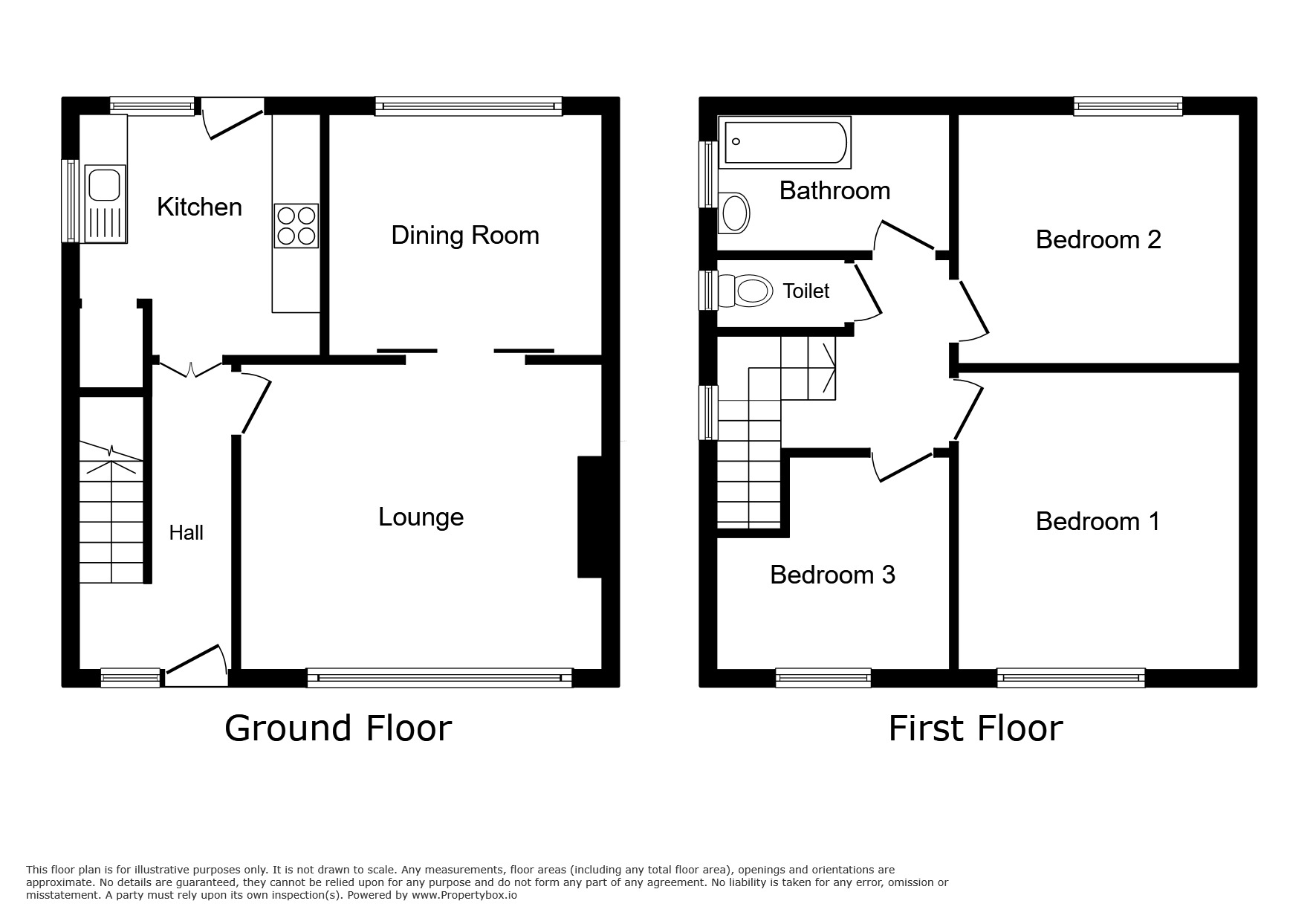 Floorplan of 3 bedroom Semi Detached House to rent, Newman Road, Sheffield, South Yorkshire, S9