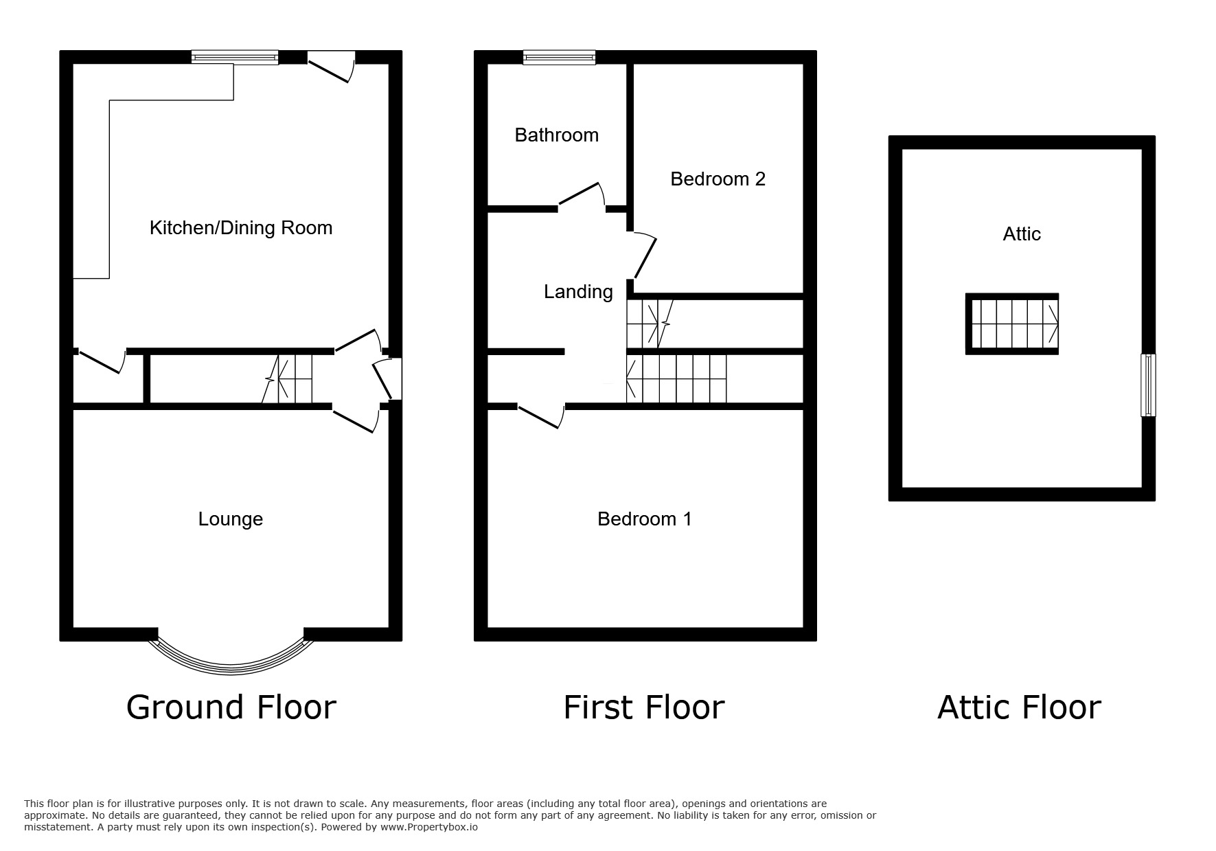 Floorplan of 3 bedroom End Terrace House to rent, Shenstone Road, Sheffield, South Yorkshire, S6