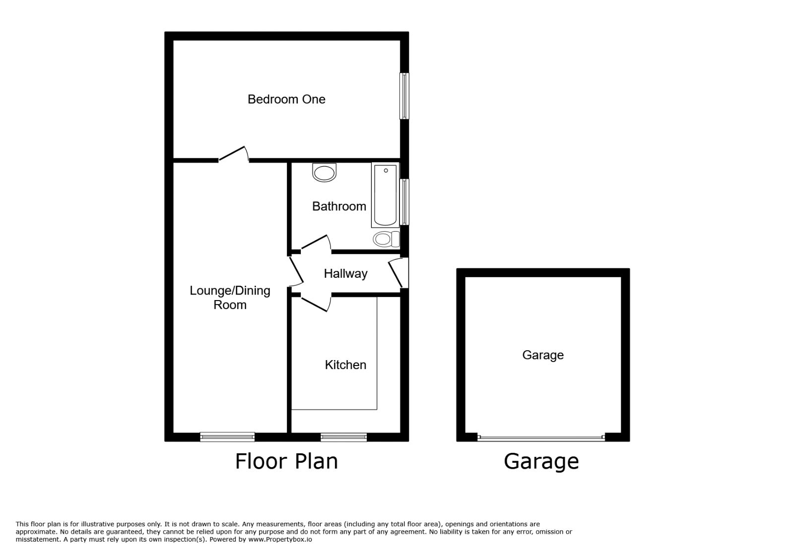 Floorplan of 1 bedroom  Flat to rent, Providence Road, Sheffield, South Yorkshire, S6