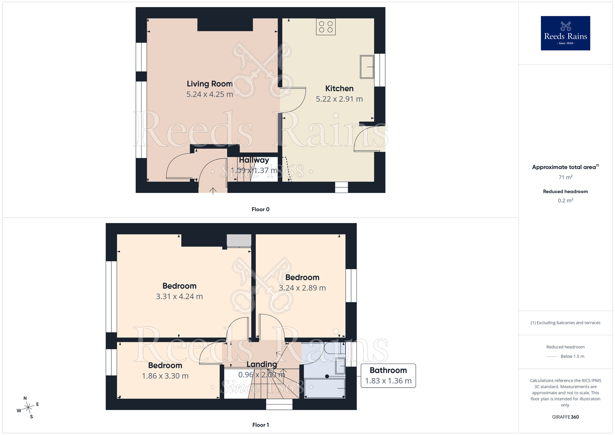 Floorplan of 3 bedroom Semi Detached House to rent, Fircroft Road, Sheffield, South Yorkshire, S5