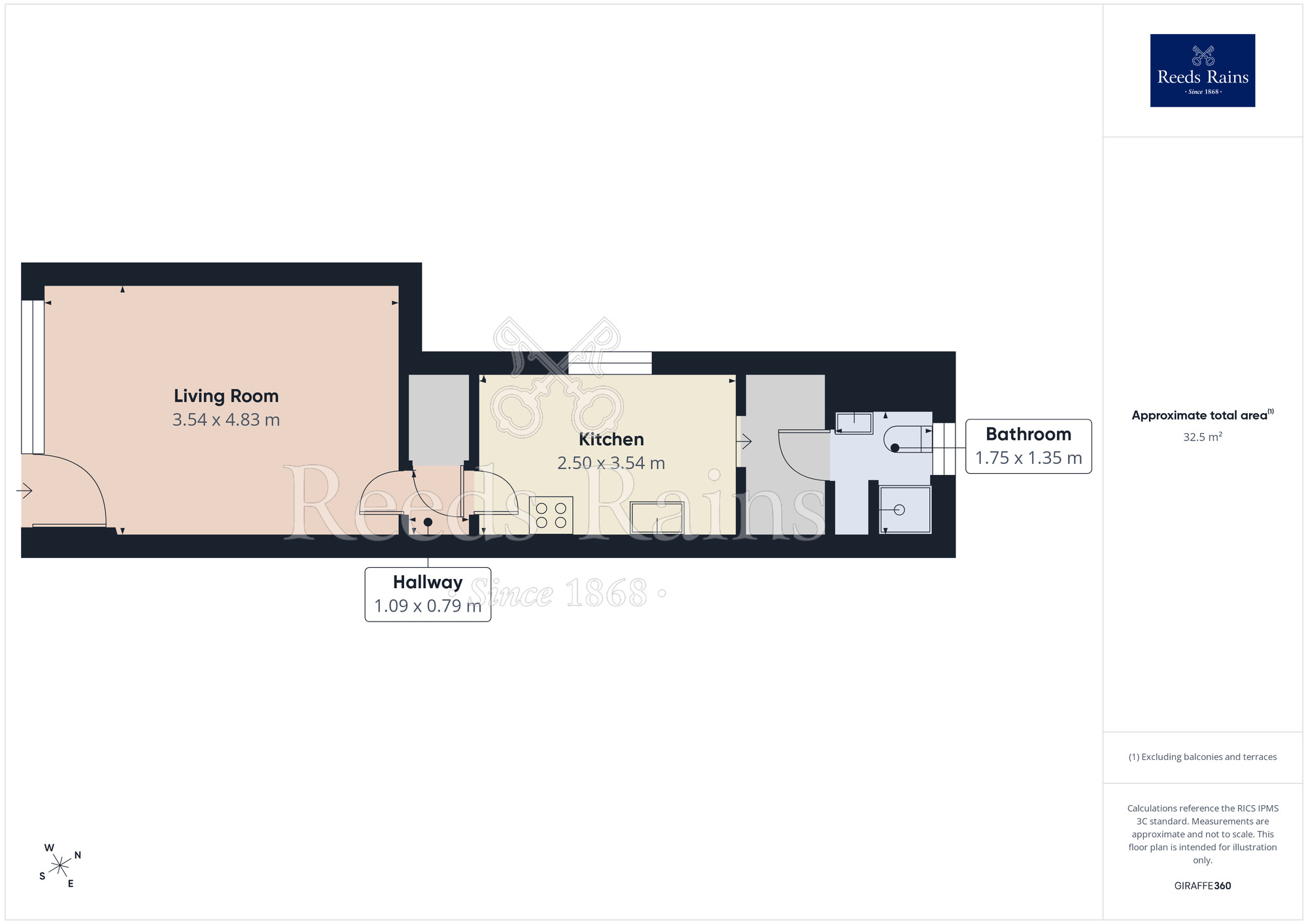 Floorplan of 1 bedroom Flat to rent, Langsett Road, Sheffield, South Yorkshire, S6