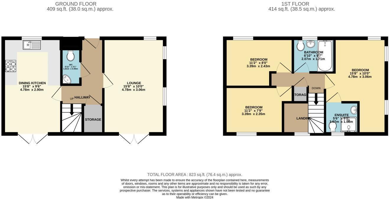 Floorplan of 3 bedroom Detached House for sale, Orchid Crescent, Sheffield, South Yorkshire, S5