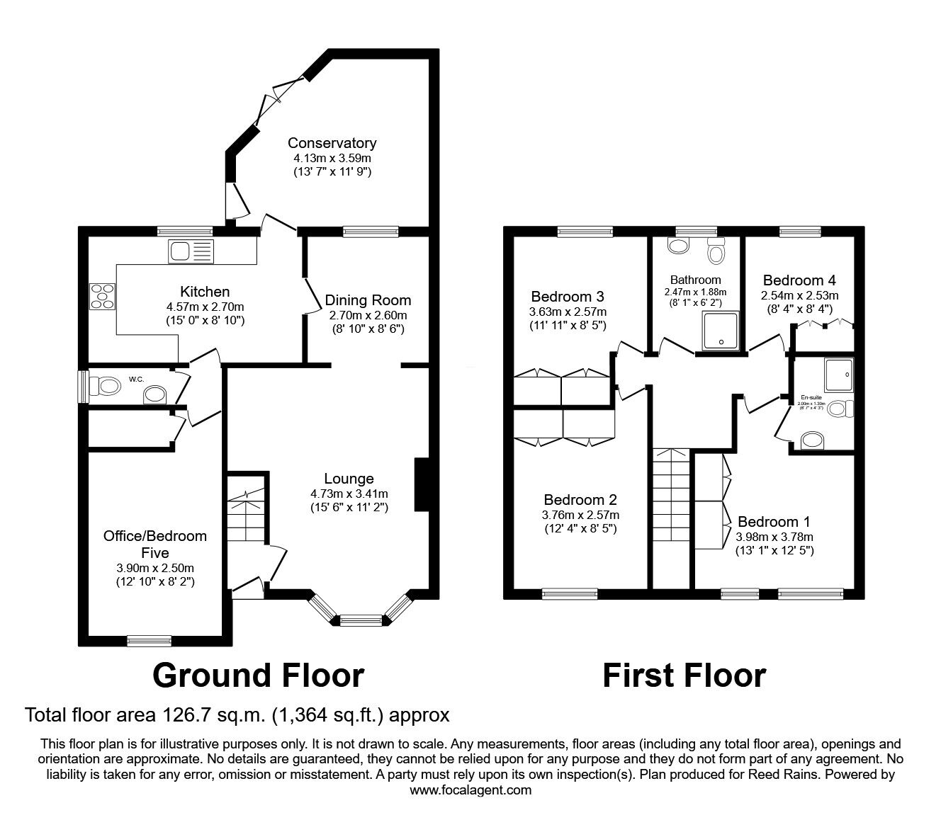 Floorplan of 5 bedroom Detached House for sale, Steven Place, Chapeltown, South Yorkshire, S35
