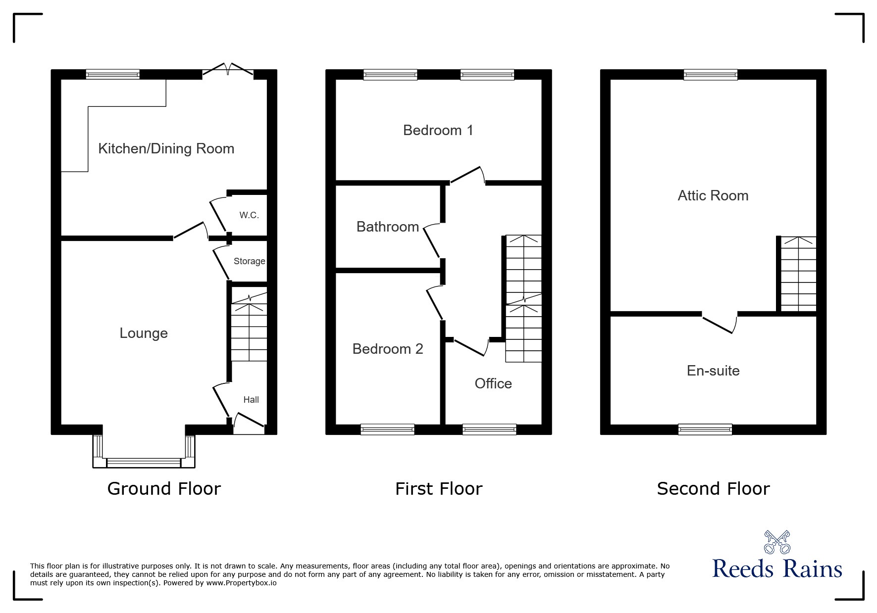 Floorplan of 3 bedroom Semi Detached House to rent, Standon Road, Sheffield, South Yorkshire, S9
