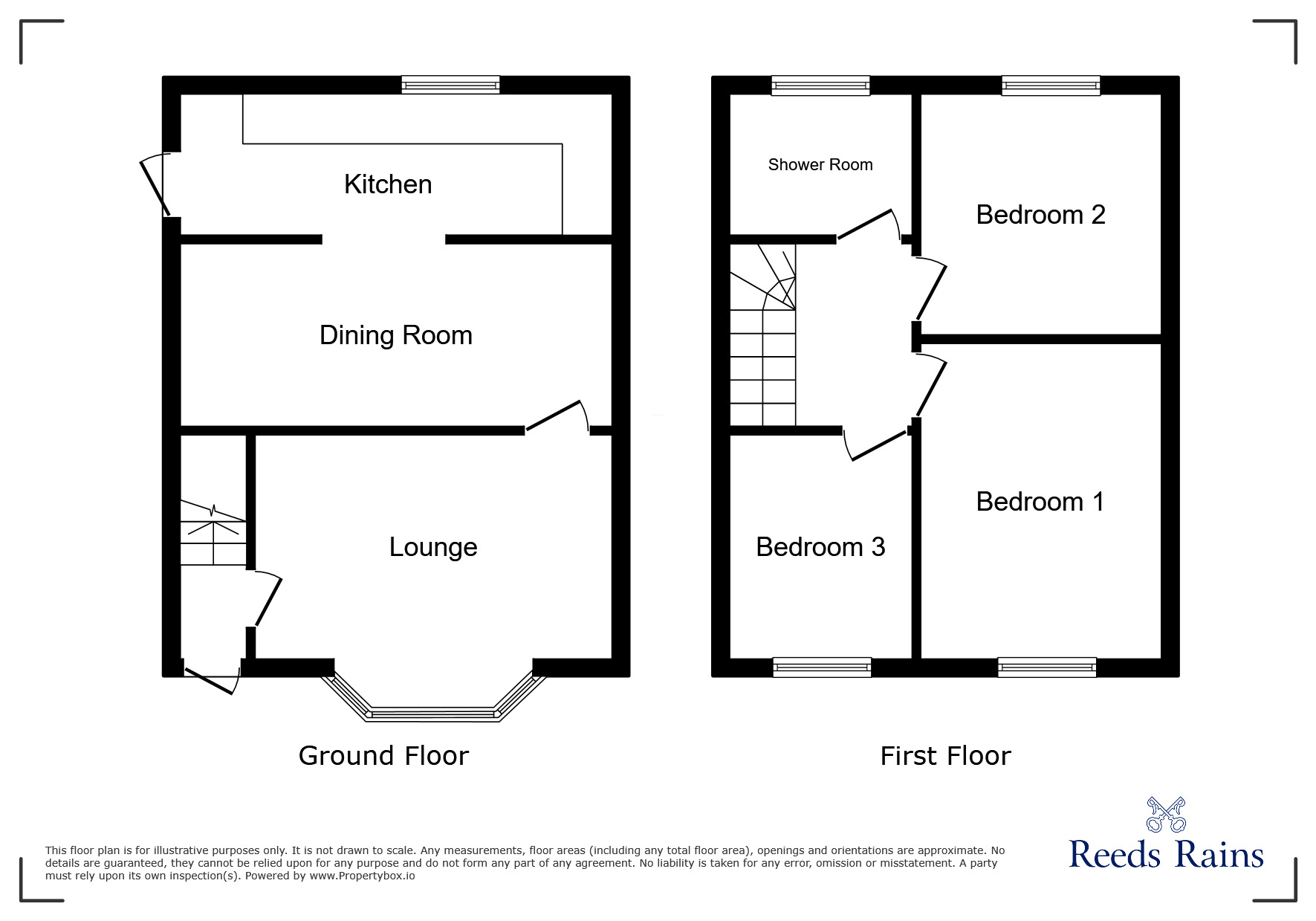 Floorplan of 3 bedroom Semi Detached House to rent, Lyminster Road, Sheffield, South Yorkshire, S6