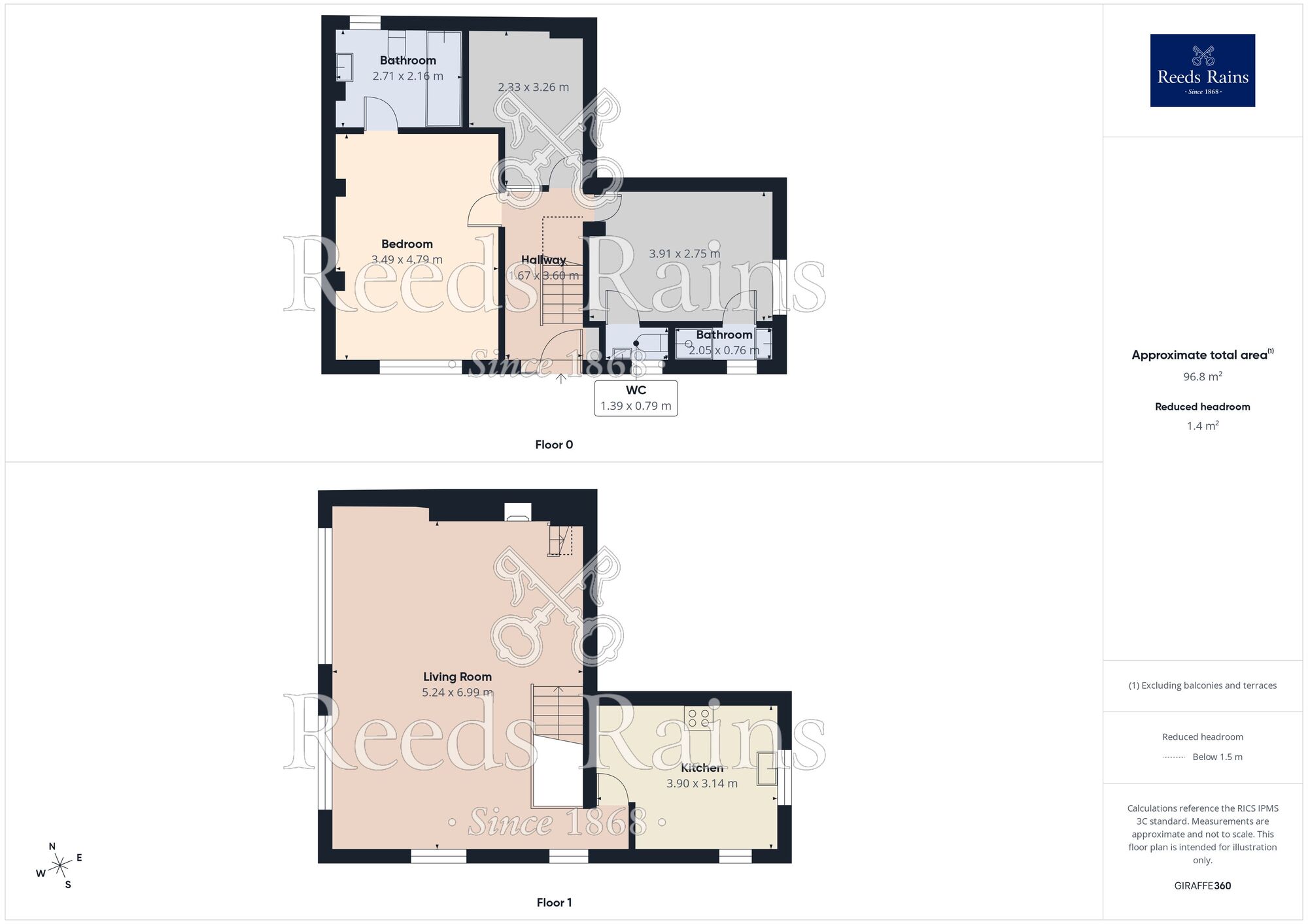 Floorplan of 3 bedroom End Terrace House for sale, Stannington Road, Stannington, South Yorkshire, S6