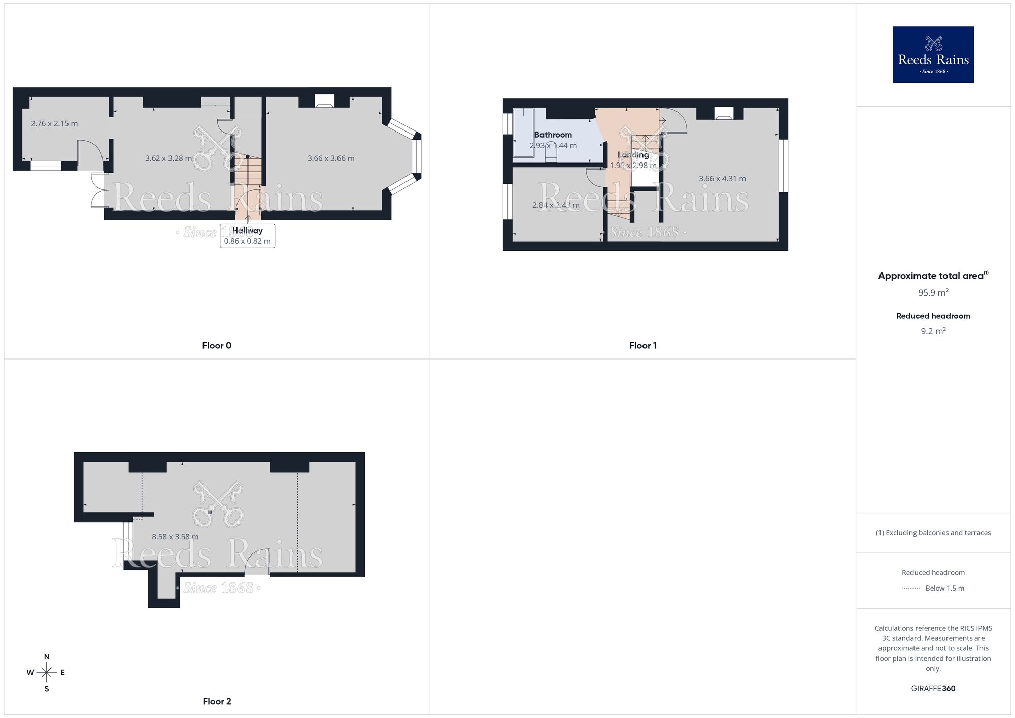 Floorplan of 3 bedroom Mid Terrace House for sale, Cammell Road, Sheffield, South Yorkshire, S5
