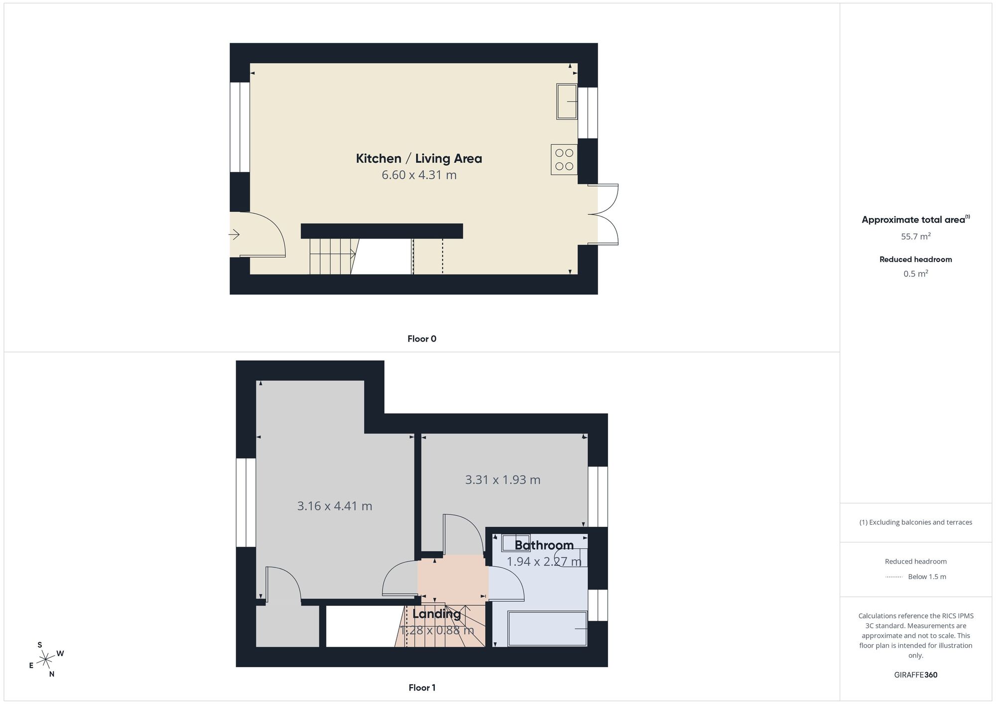 Floorplan of 2 bedroom Mid Terrace House for sale, Lindsay Road, Sheffield, South Yorkshire, S5