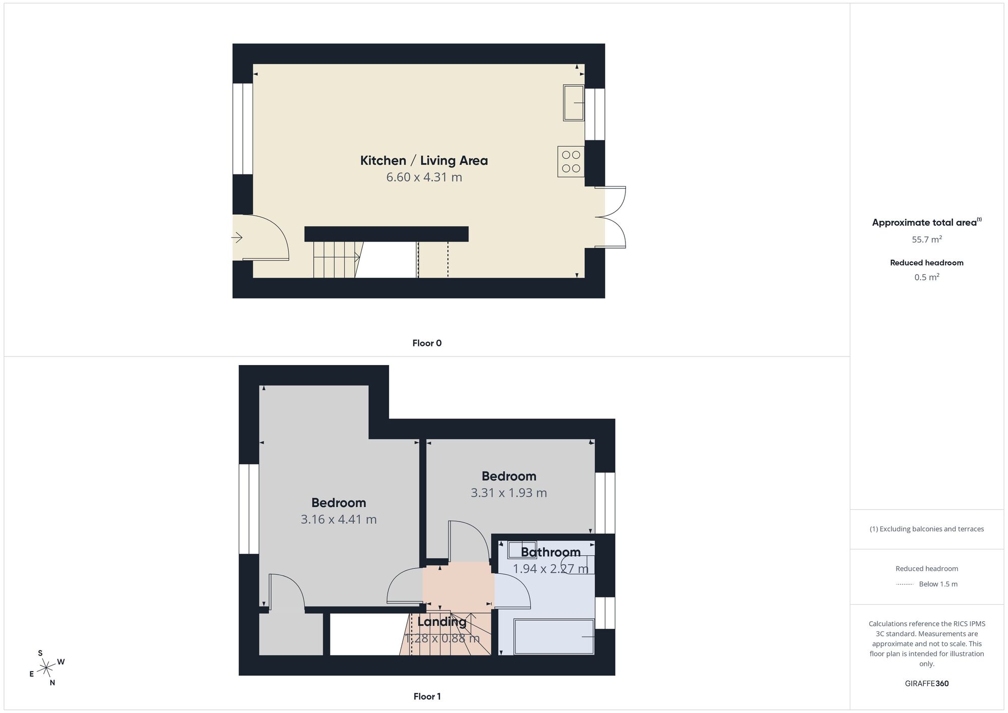 Floorplan of 2 bedroom Mid Terrace House for sale, Lindsay Road, Sheffield, South Yorkshire, S5