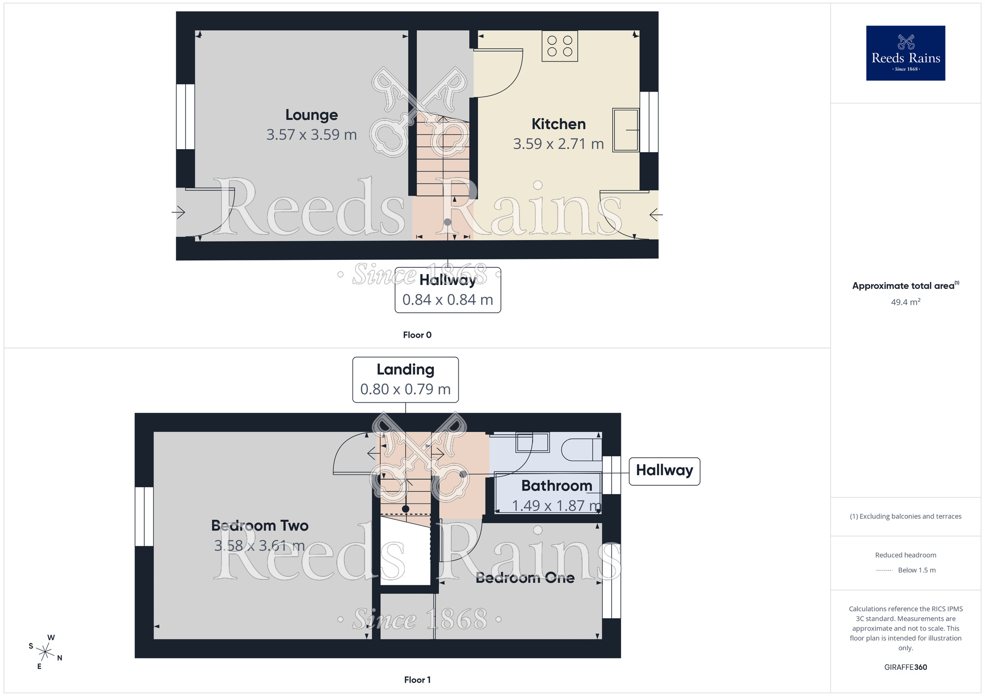 Floorplan of 2 bedroom Mid Terrace House for sale, Brier Street, Sheffield, South Yorkshire, S6