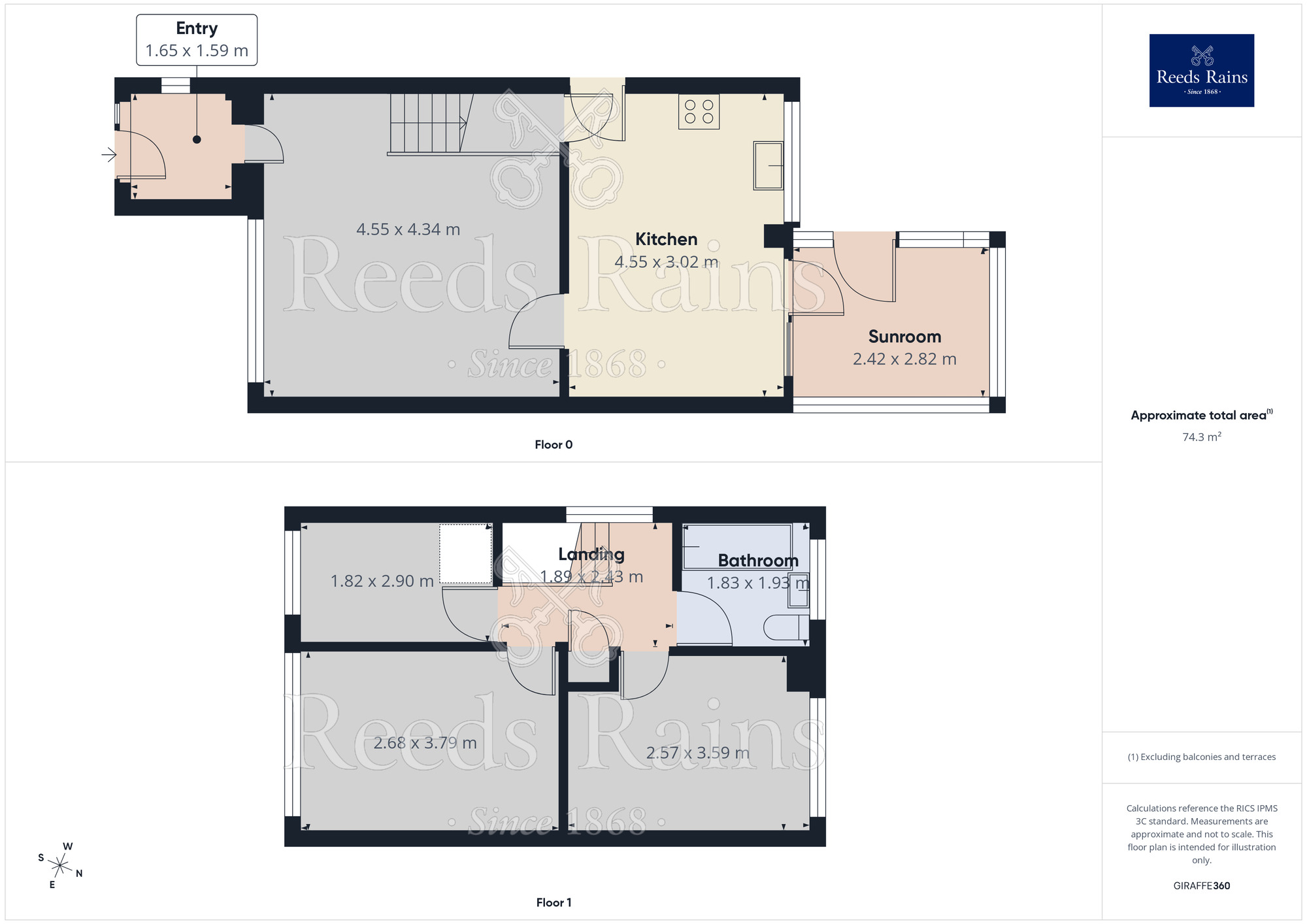 Floorplan of 3 bedroom Detached House to rent, Wadsworth Avenue, Sheffield, S12