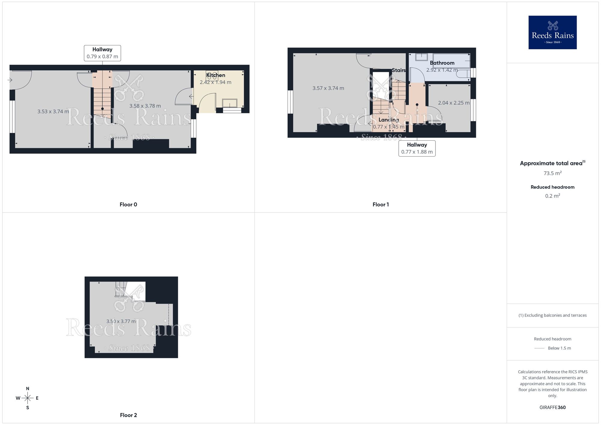 Floorplan of 3 bedroom Mid Terrace House for sale, Leppings Lane, Sheffield, S6