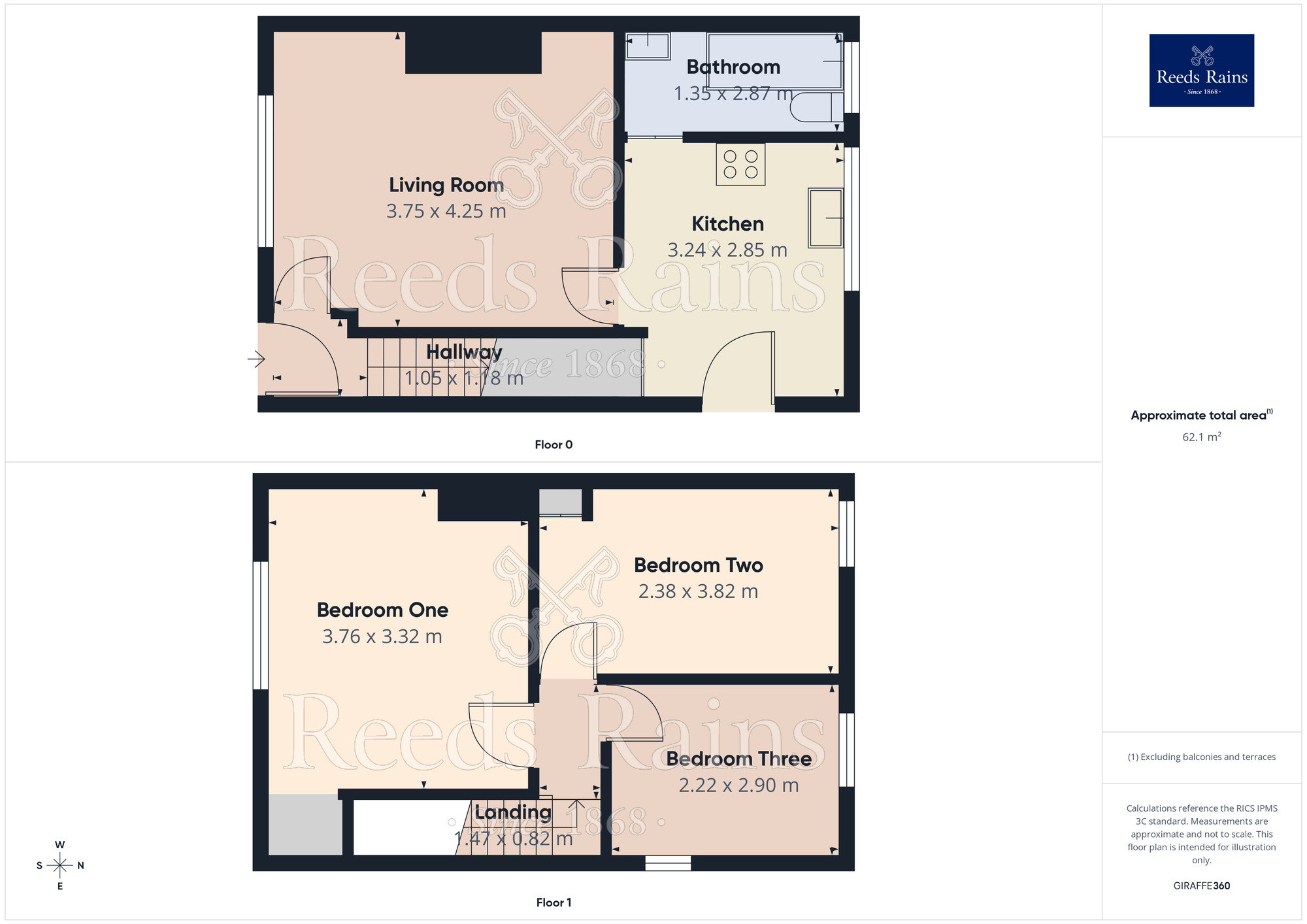 Floorplan of 3 bedroom Semi Detached House for sale, Gillott Road, Sheffield, S6