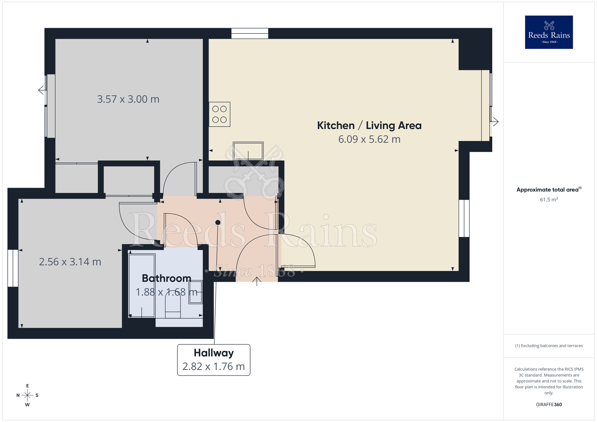 Floorplan of 2 bedroom Flat to rent, Dial House Court, Sheffield, S6