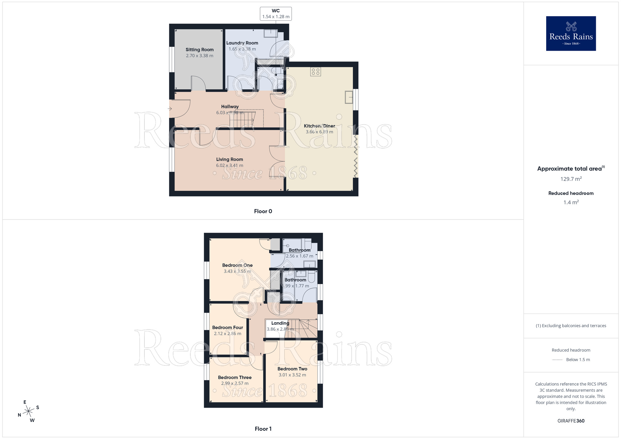 Floorplan of 4 bedroom Detached House for sale, Middlewood Drive East, Sheffield, S6