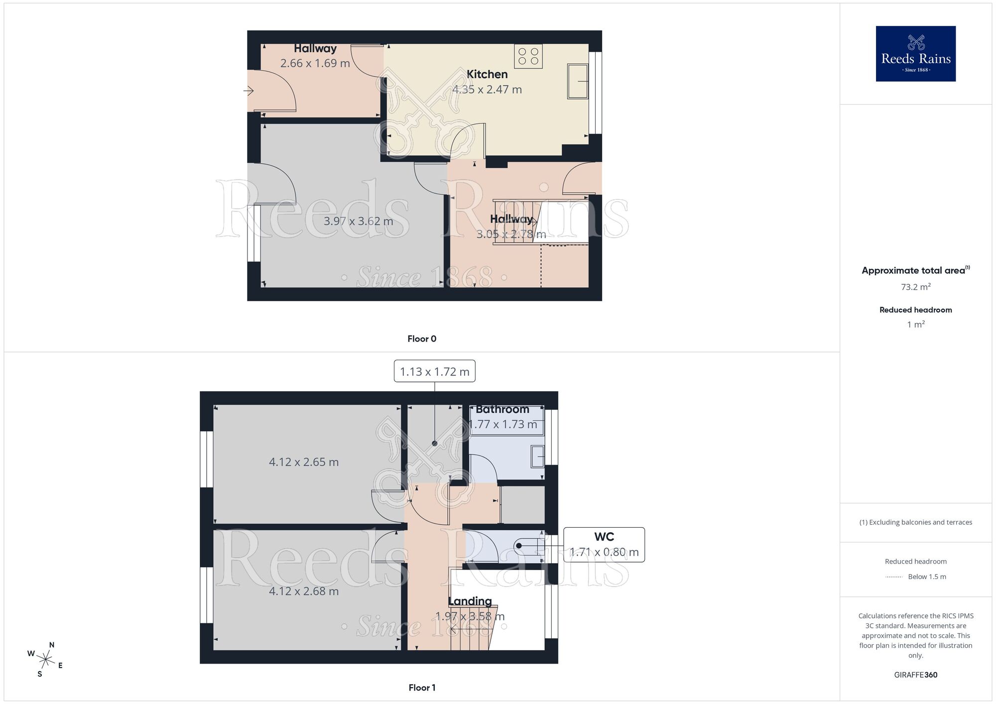 Floorplan of 3 bedroom Mid Terrace House for sale, Carwood Close, Sheffield, S4