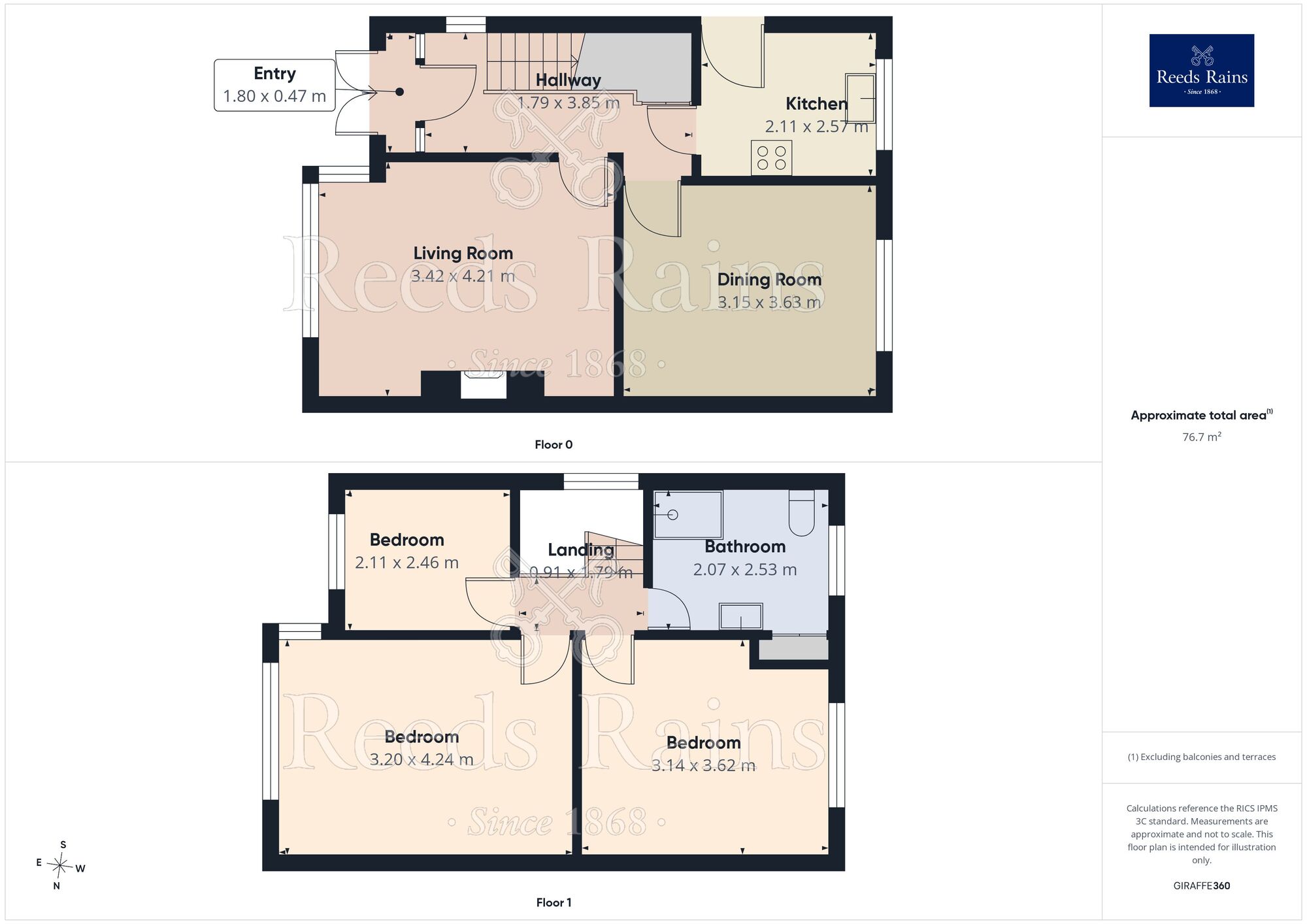 Floorplan of 3 bedroom Semi Detached House for sale, Norwood Road, Sheffield, S5