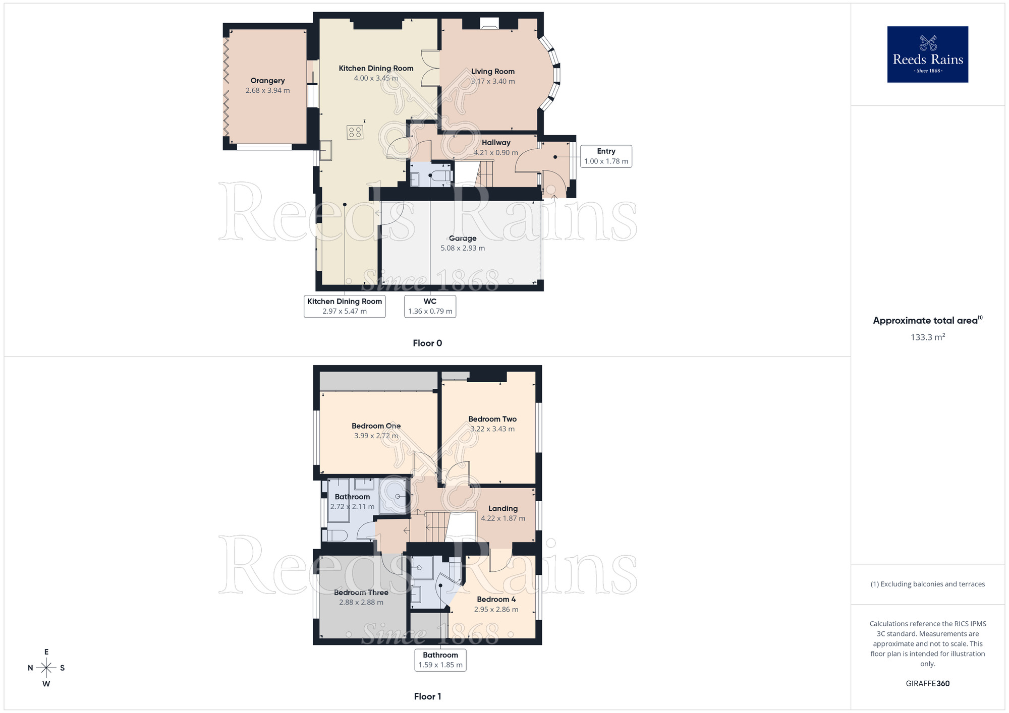 Floorplan of 4 bedroom Semi Detached House for sale, Stockarth Lane, Oughtibridge, Sheffield, S35