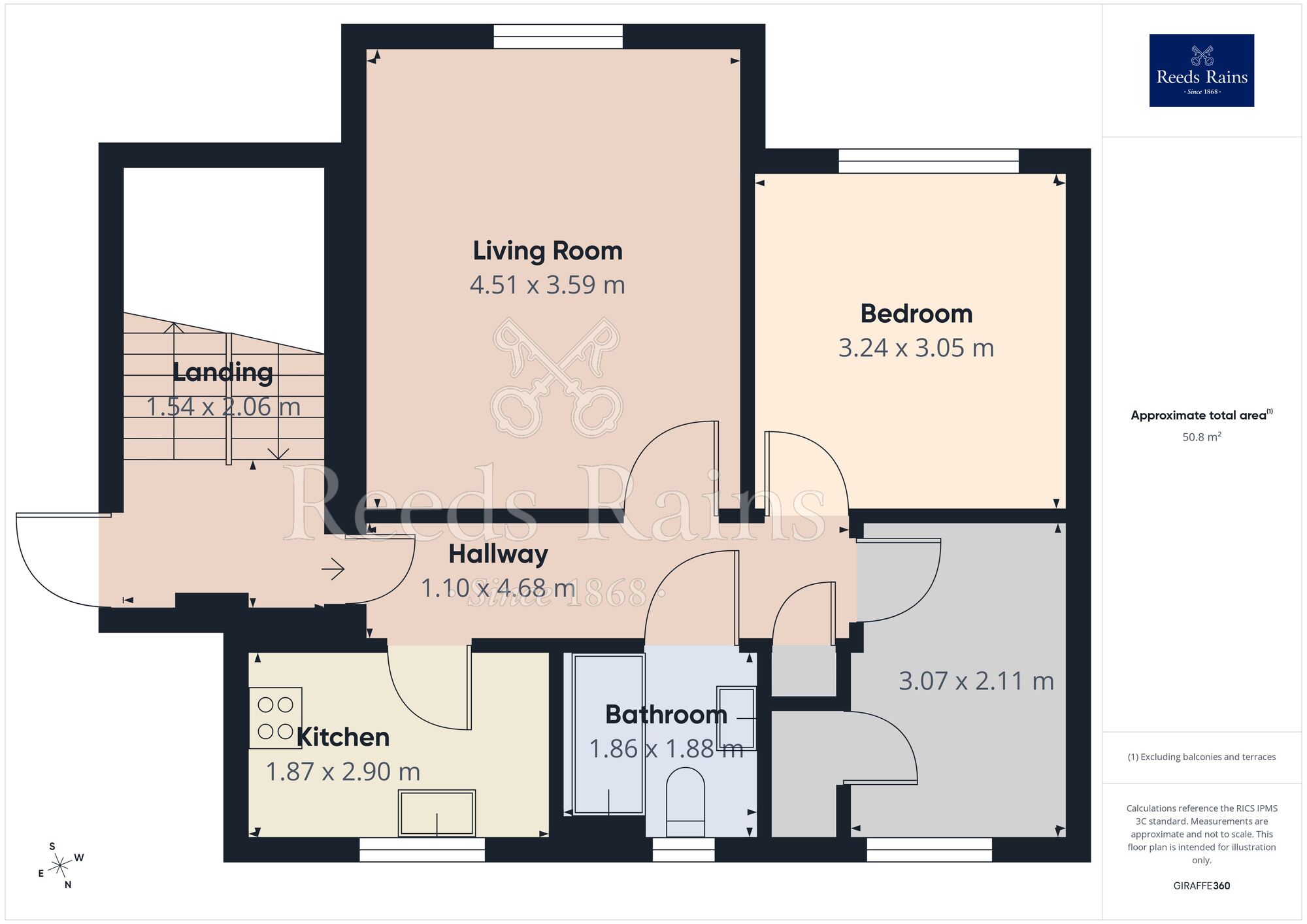 Floorplan of 2 bedroom Flat for sale, Fielder Mews, Sheffield, S5