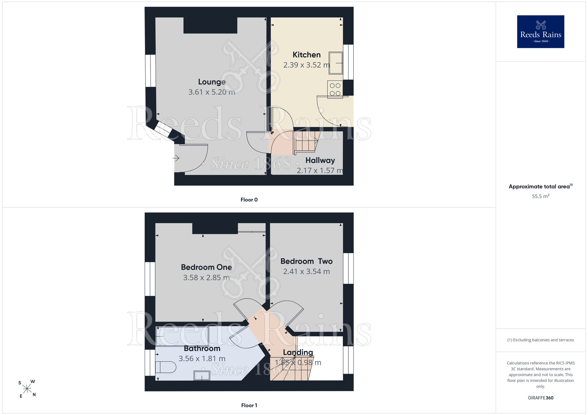 Floorplan of 2 bedroom End Terrace House for sale, Ellesmere Road North, Sheffield, S4