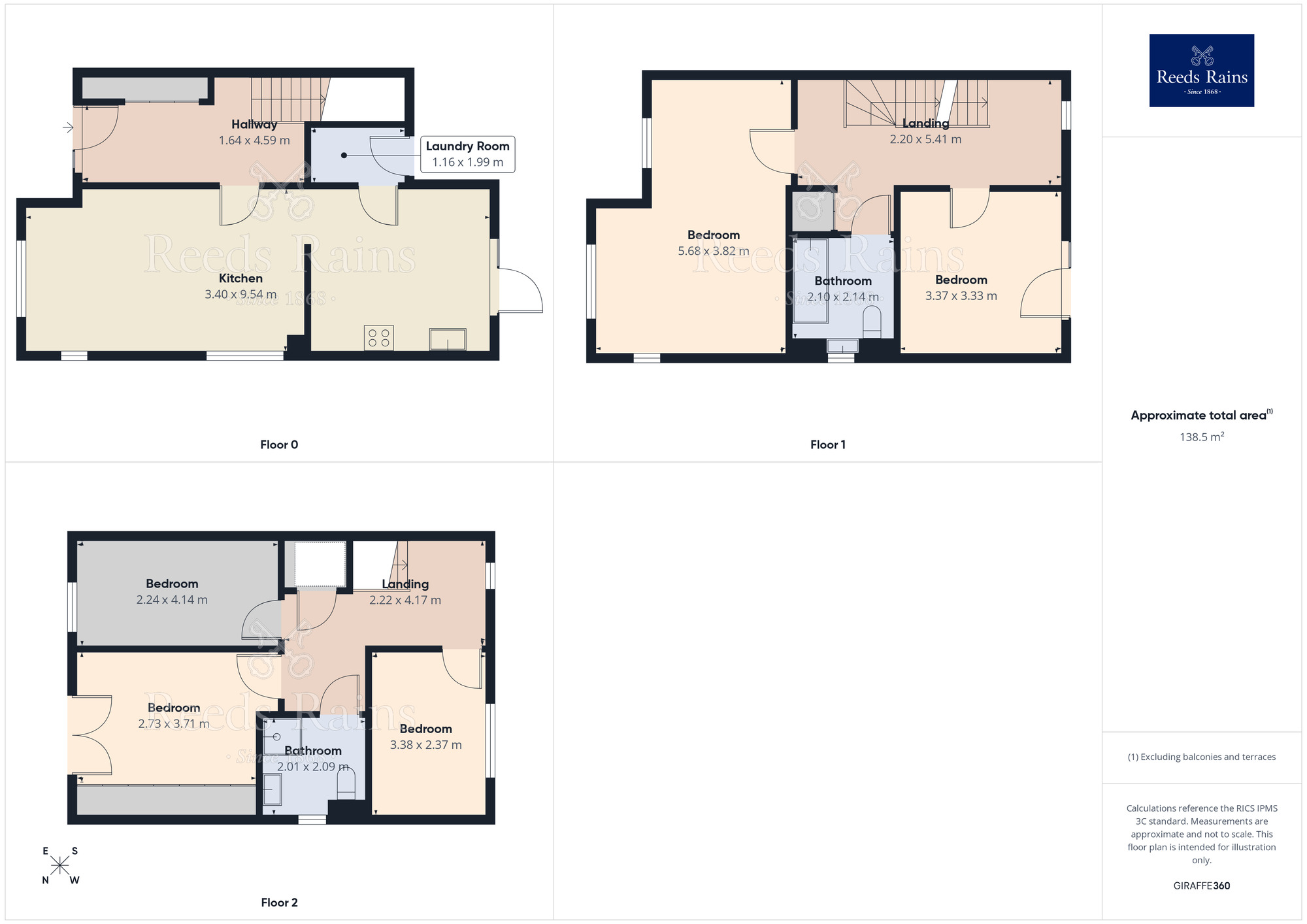 Floorplan of 5 bedroom Semi Detached House to rent, Park Grange Drive, Sheffield, S2