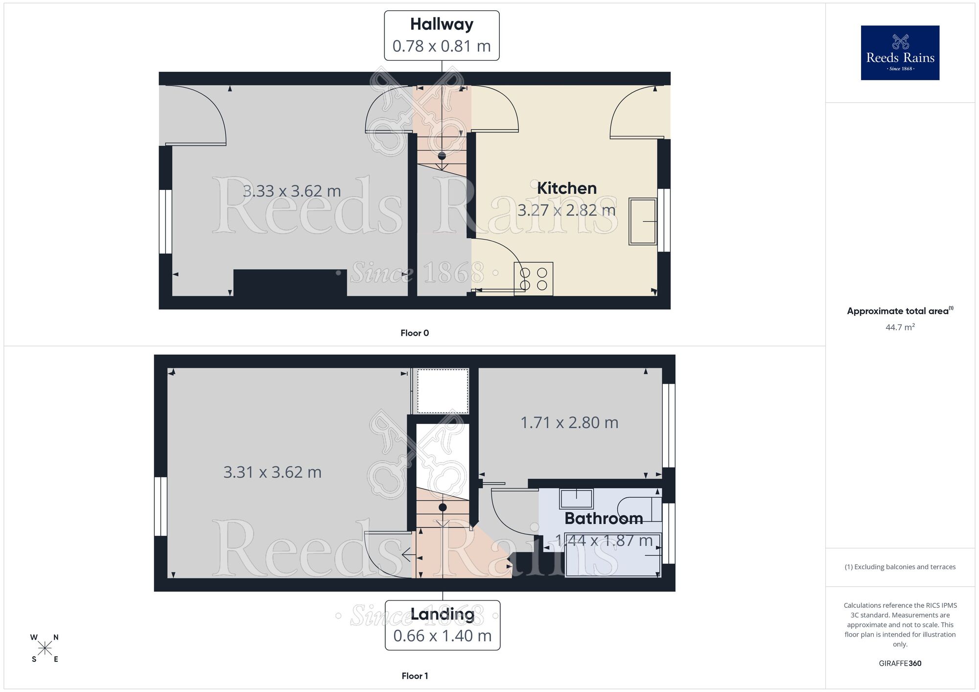 Floorplan of 2 bedroom Mid Terrace House to rent, Wood Road, Sheffield, S6