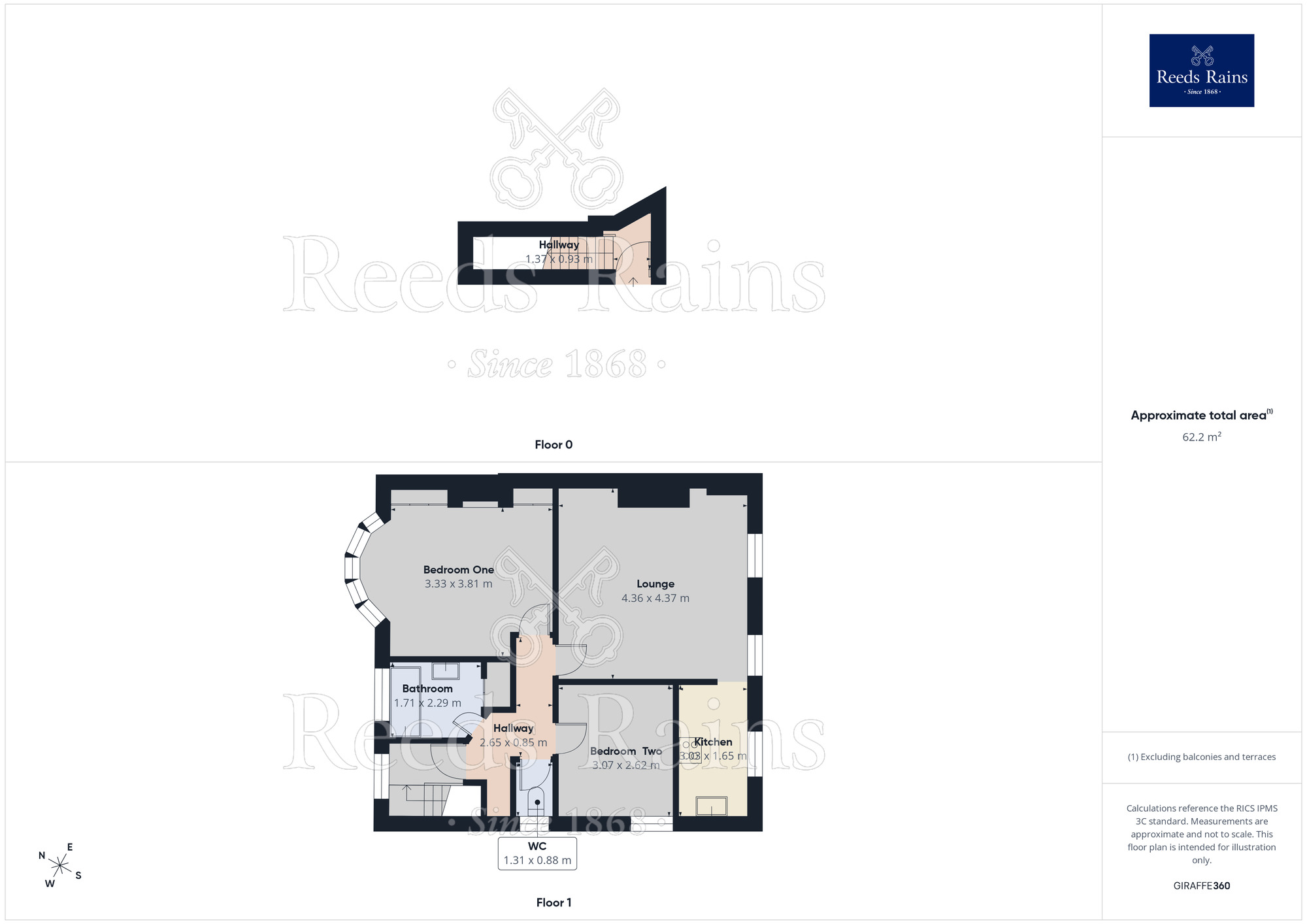 Floorplan of 2 bedroom Flat to rent, Hartley Brook Road, Sheffield, S5