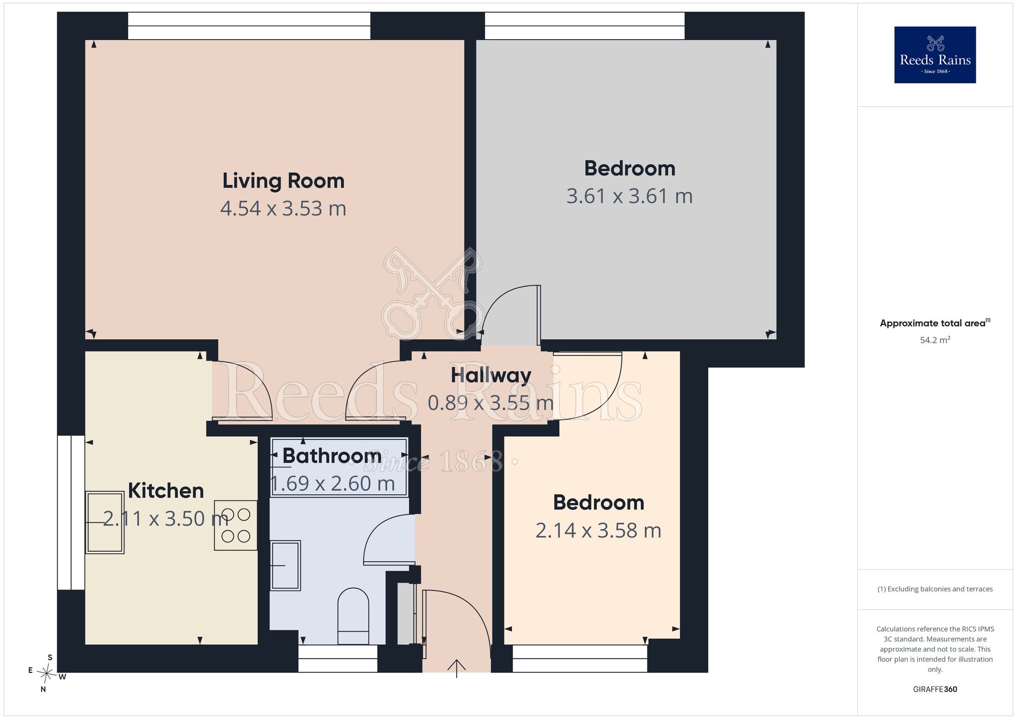 Floorplan of 2 bedroom Flat for sale, Hollins Lane, Sheffield, S6