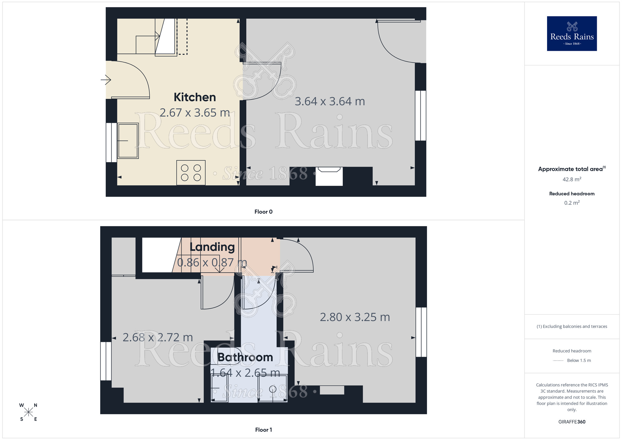 Floorplan of 2 bedroom End Terrace House to rent, Catch Bar Lane, Sheffield, S6