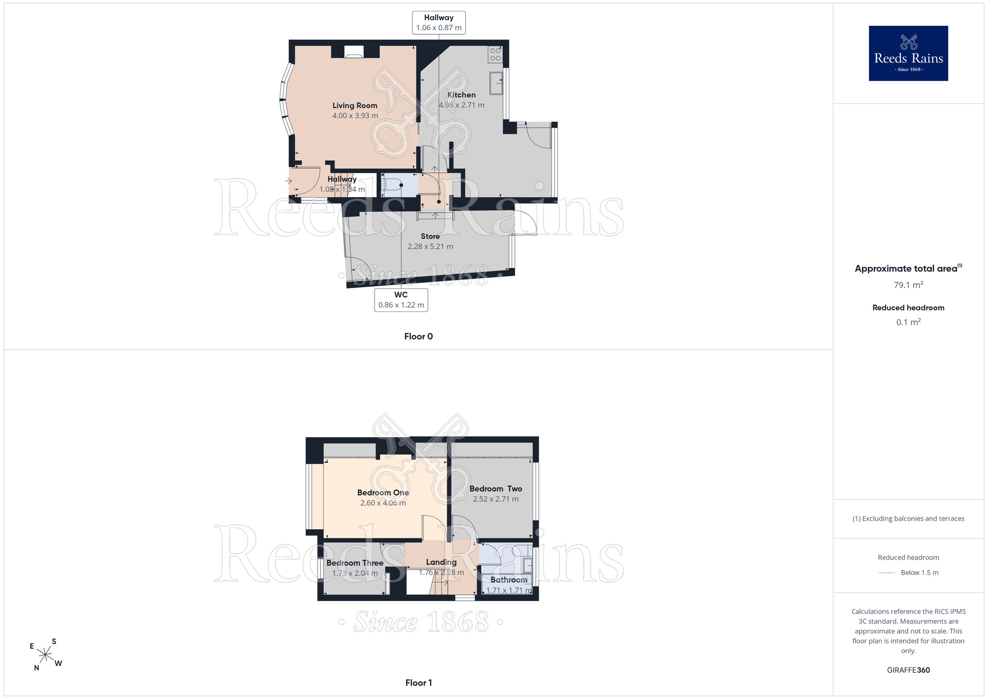 Floorplan of 3 bedroom Semi Detached House for sale, Stanwood Avenue, Sheffield, S6