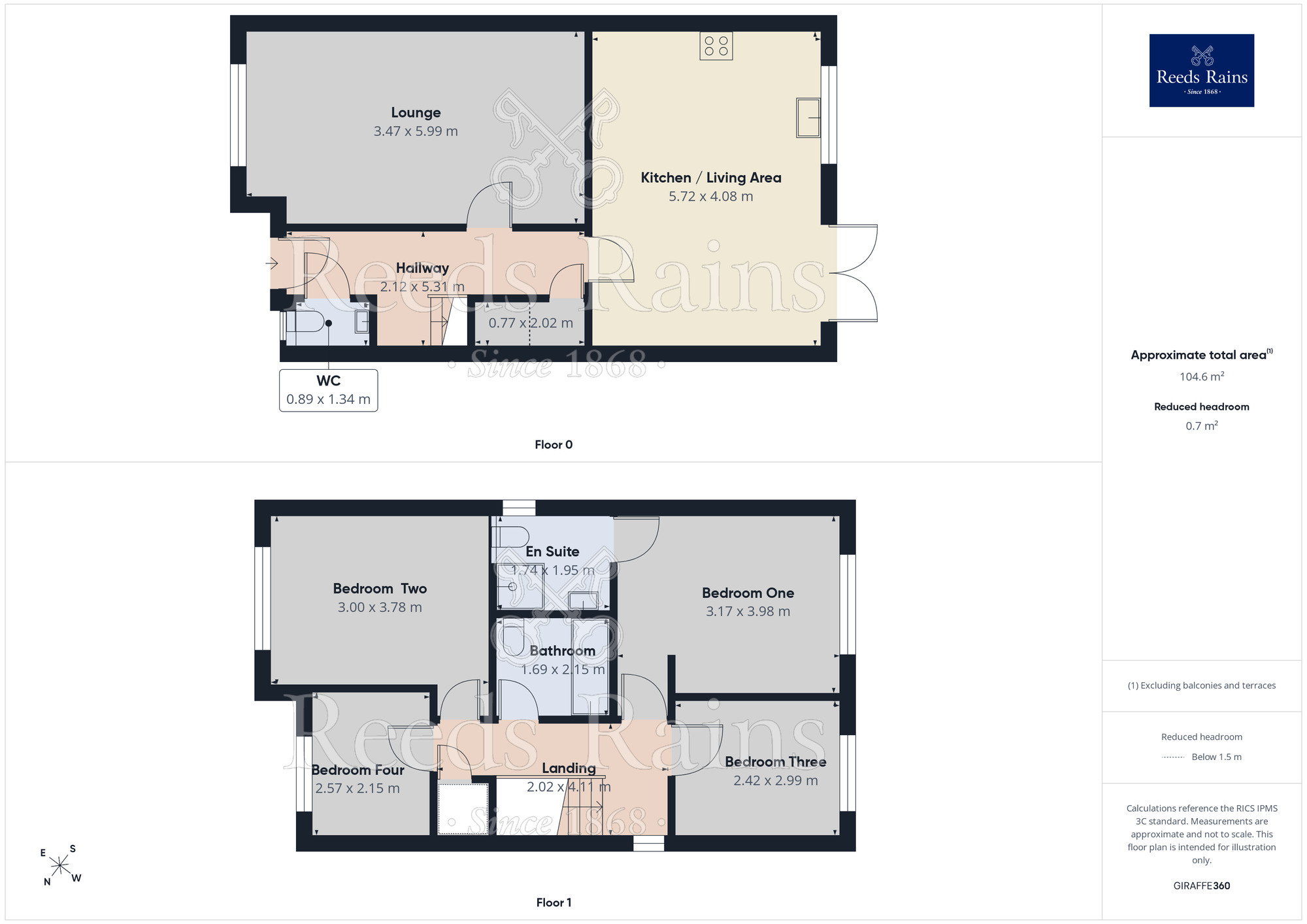 Floorplan of 4 bedroom Detached House for sale, Fairbarn Road, Sheffield, S6